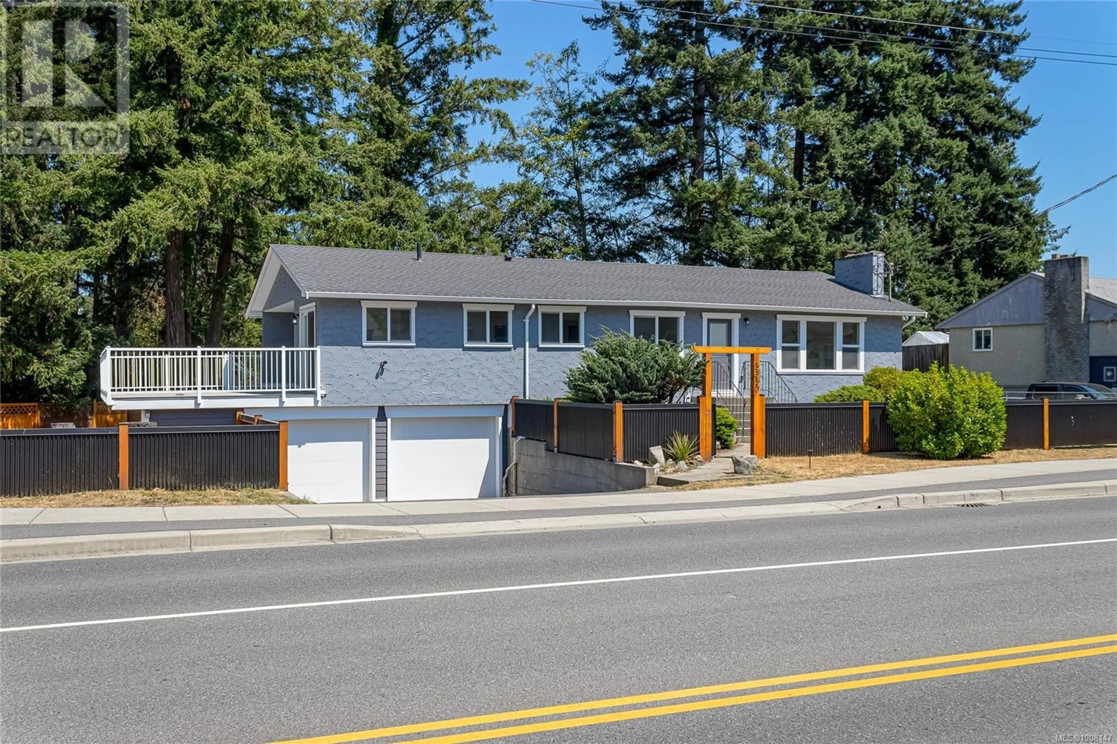 Home with vinyl exterior material, street for 5350 METRAL DRIVE, Nanaimo British Columbia V9T2K8