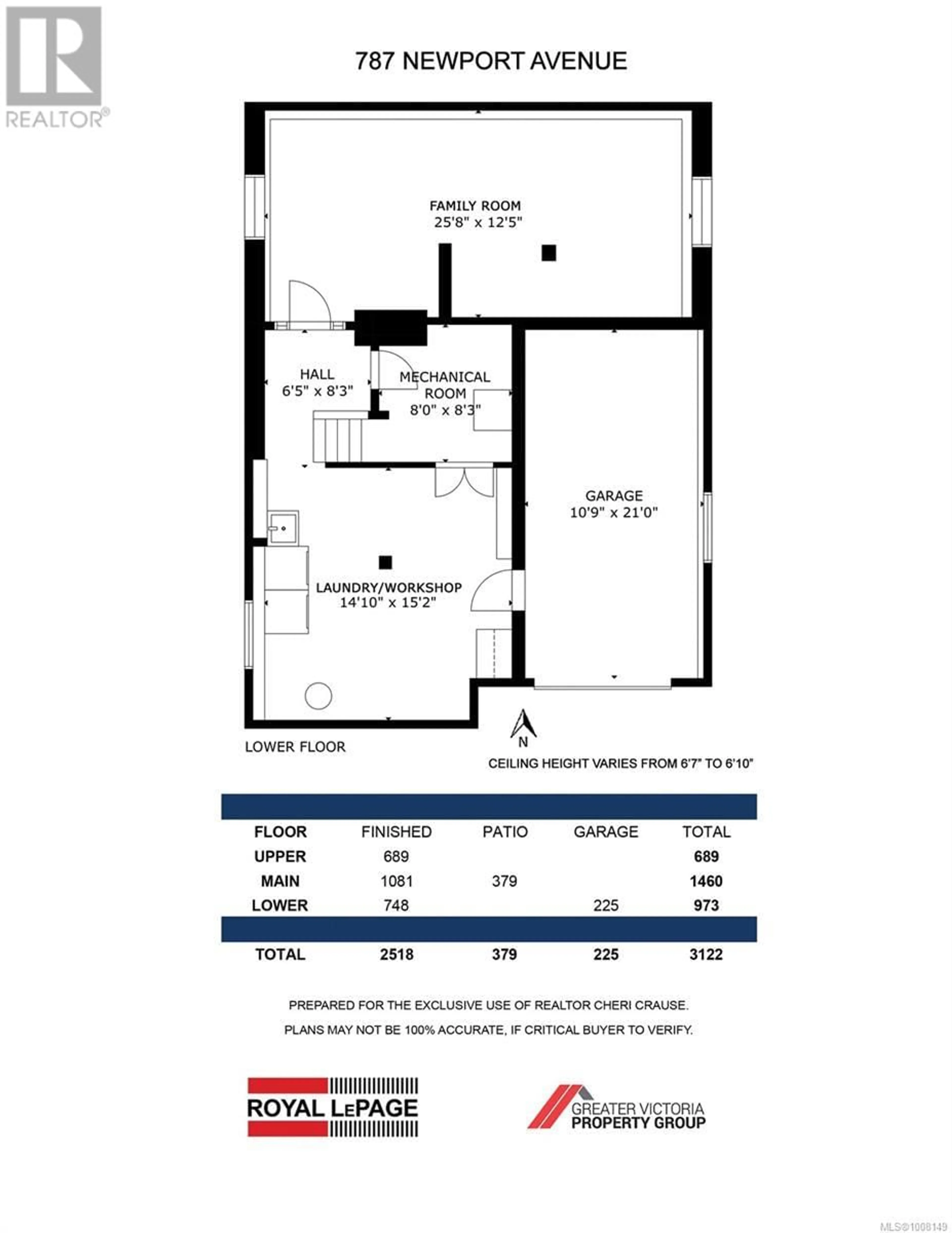 Floor plan for 787 NEWPORT AVENUE, Oak Bay British Columbia V8S5C8