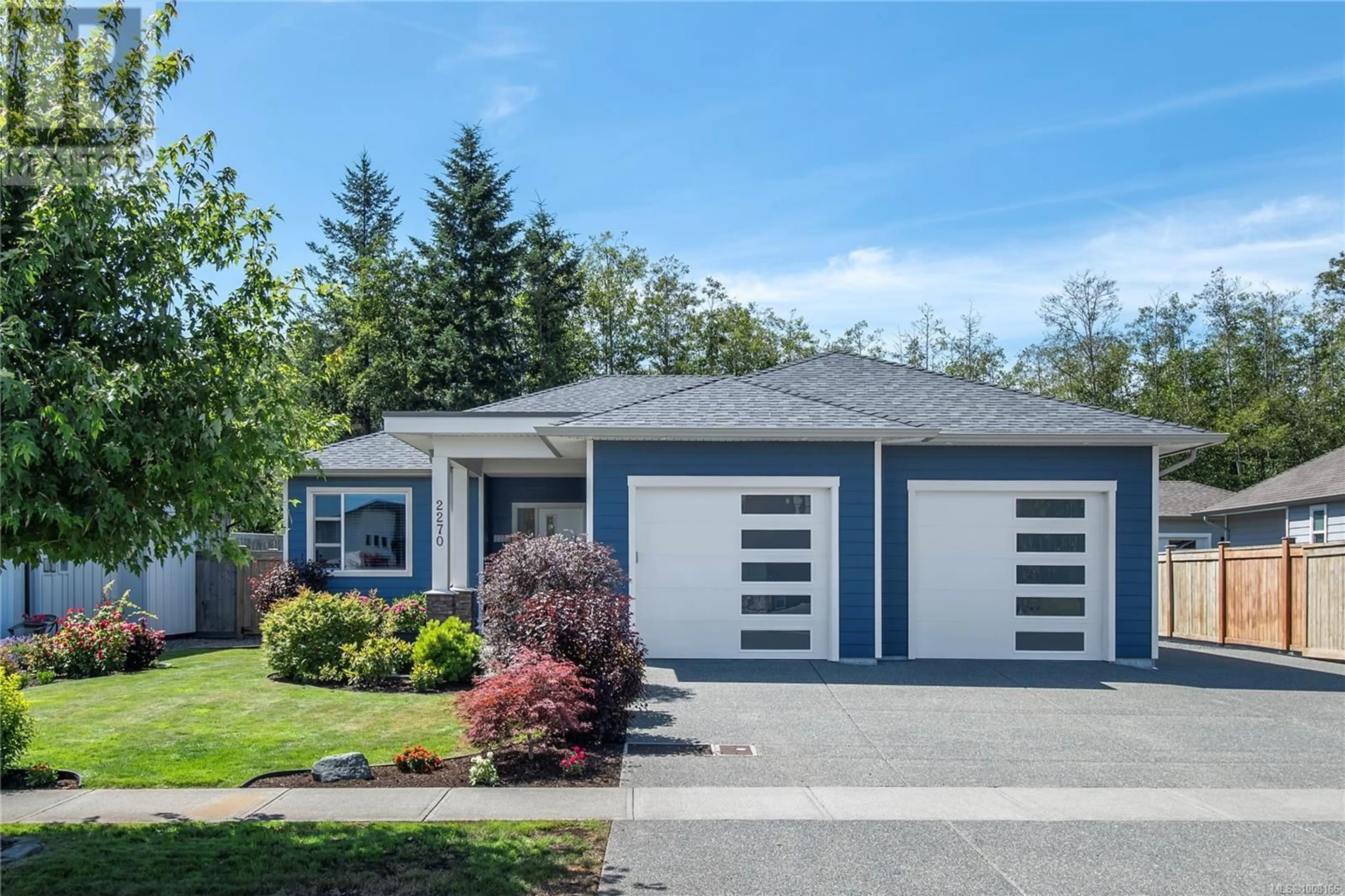 Home with vinyl exterior material, street for 2270 FOREST GROVE DRIVE, Campbell River British Columbia V9W0C9