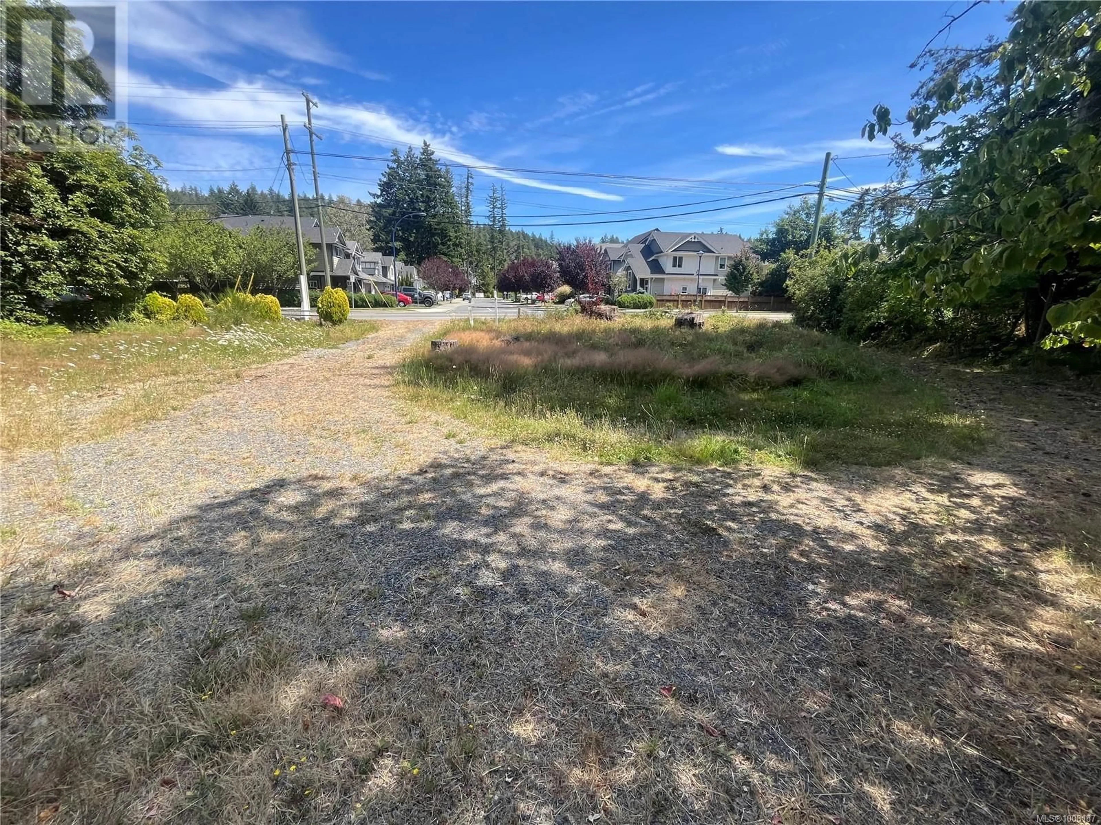 A pic from outside/outdoor area/front of a property/back of a property/a pic from drone, street for 3468 HAPPY VALLEY ROAD, Langford British Columbia V9C2Y1