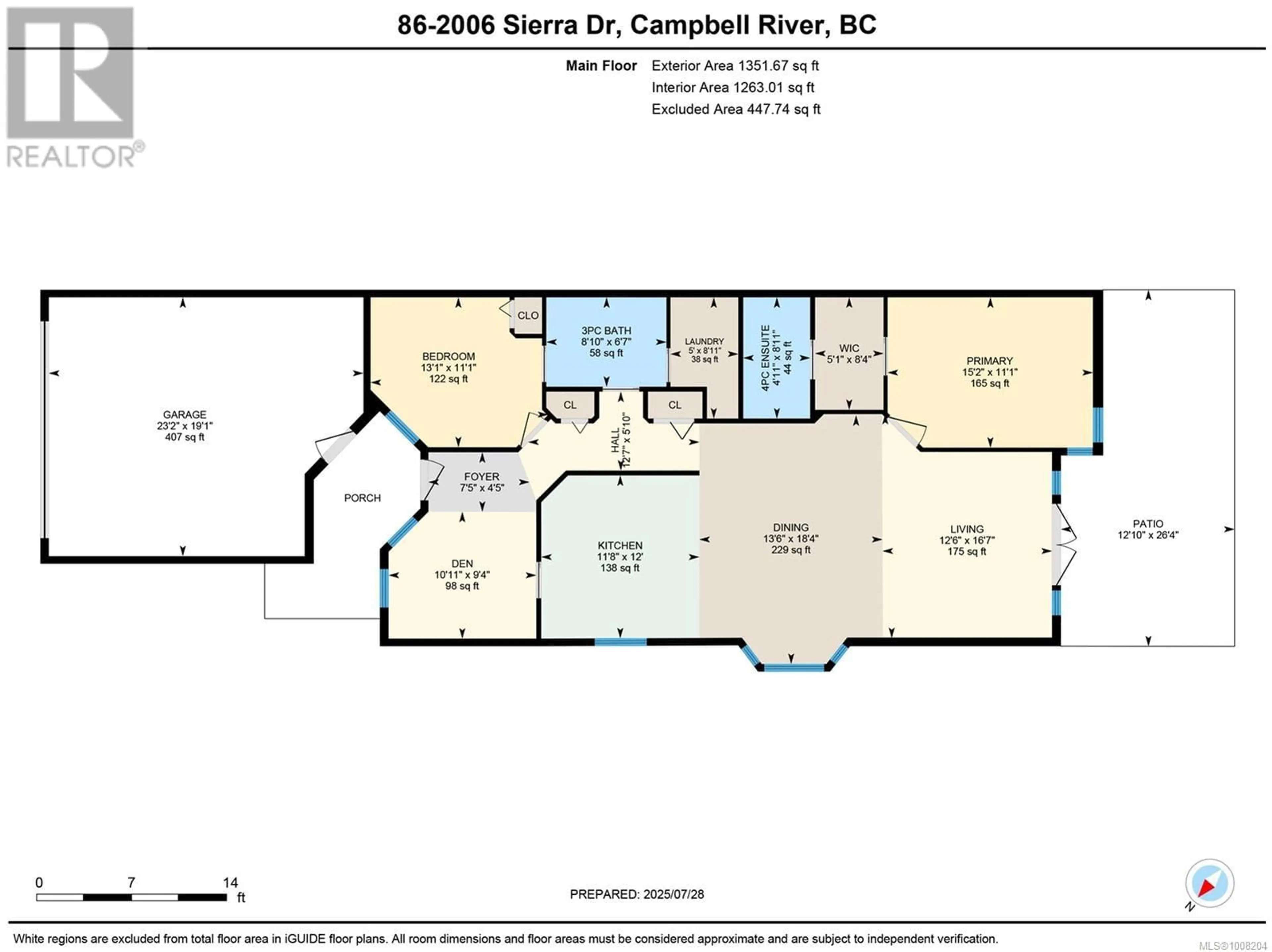 Floor plan for 86 - 2006 SIERRA DRIVE, Campbell River British Columbia V9H1V6