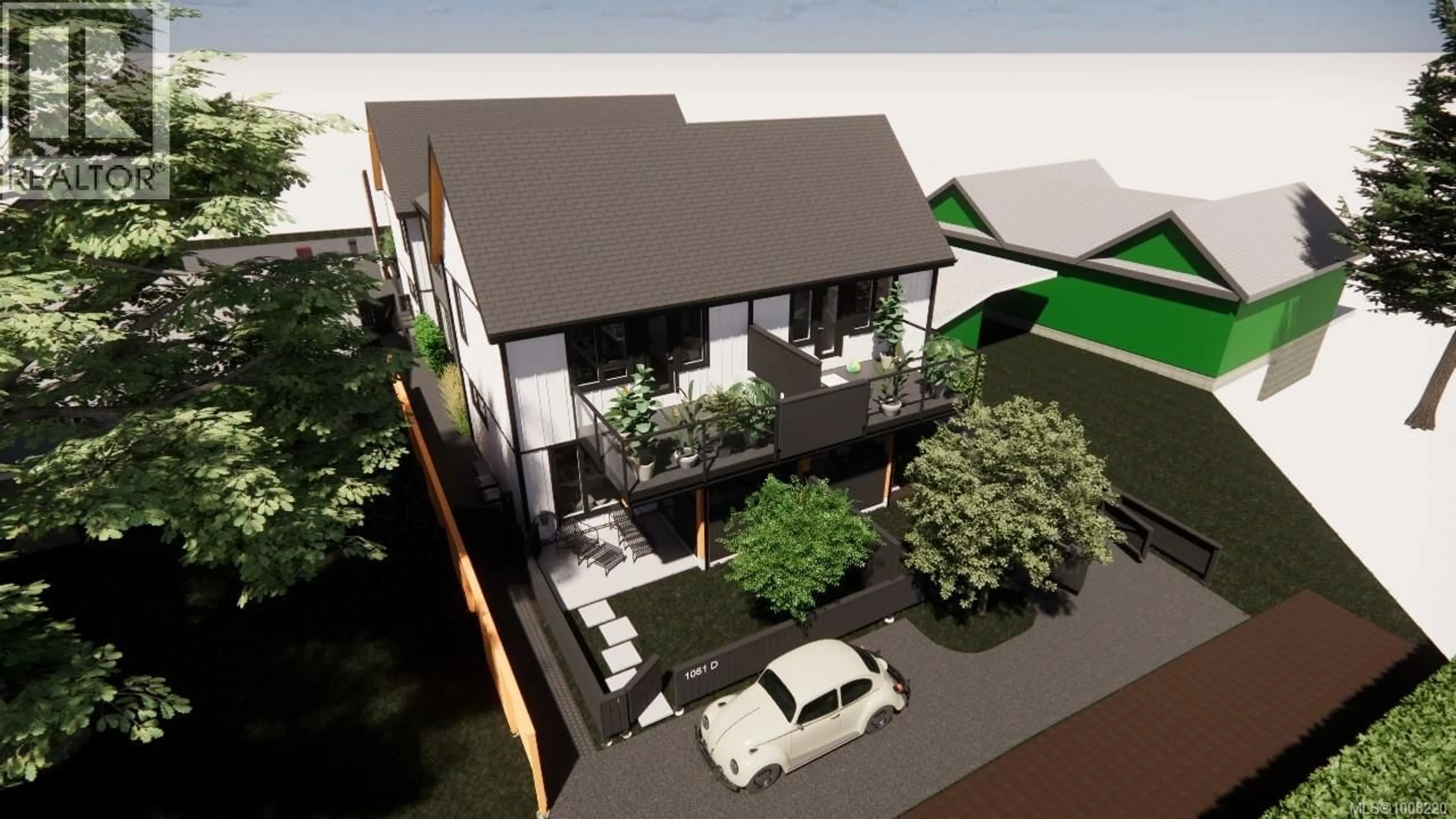A pic from outside/outdoor area/front of a property/back of a property/a pic from drone, street for D - 1051 4TH STREET, Courtenay British Columbia V9N1H6