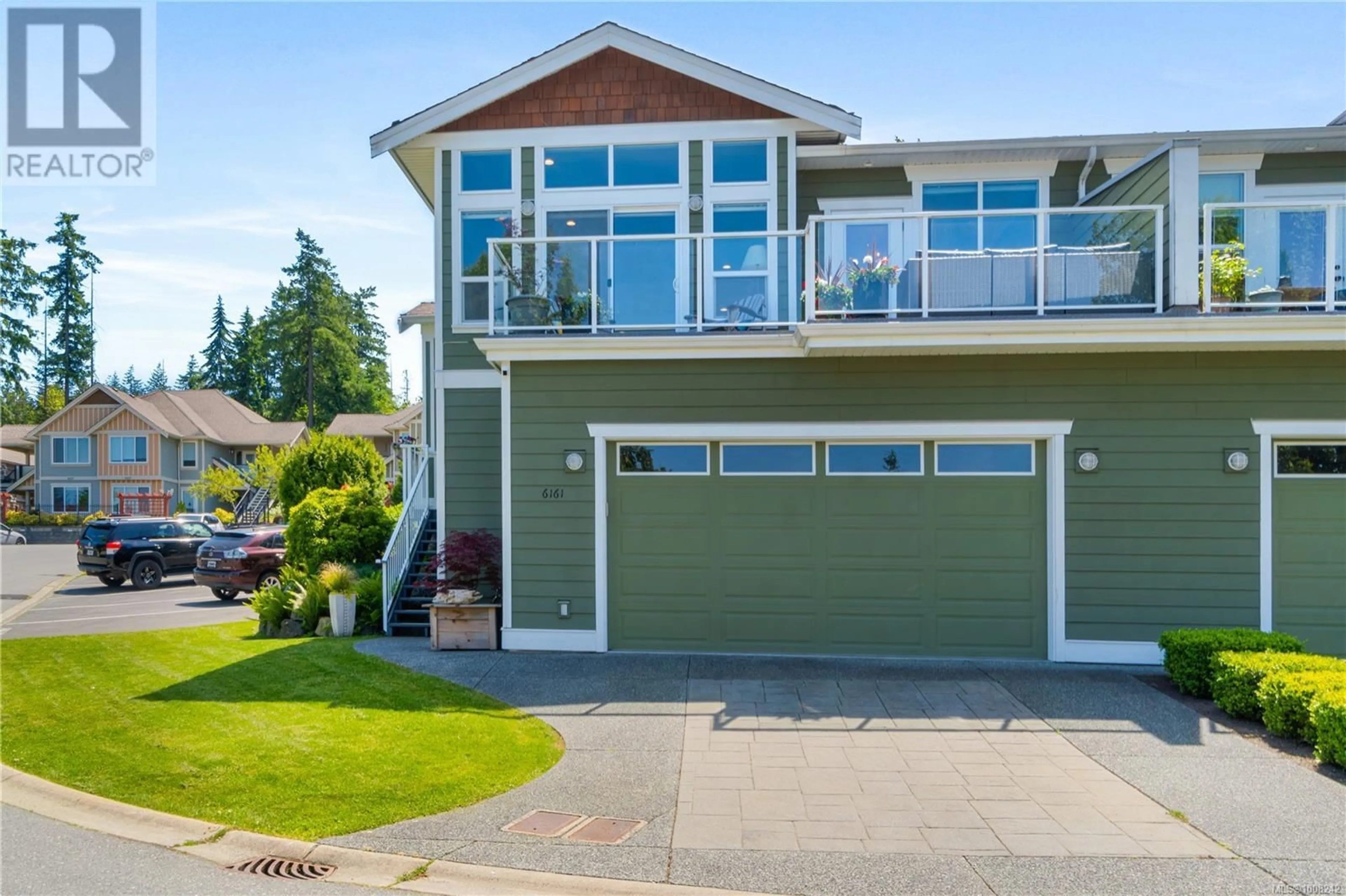Home with vinyl exterior material, street for 6161 ARLIN PLACE, Nanaimo British Columbia V9T0A2