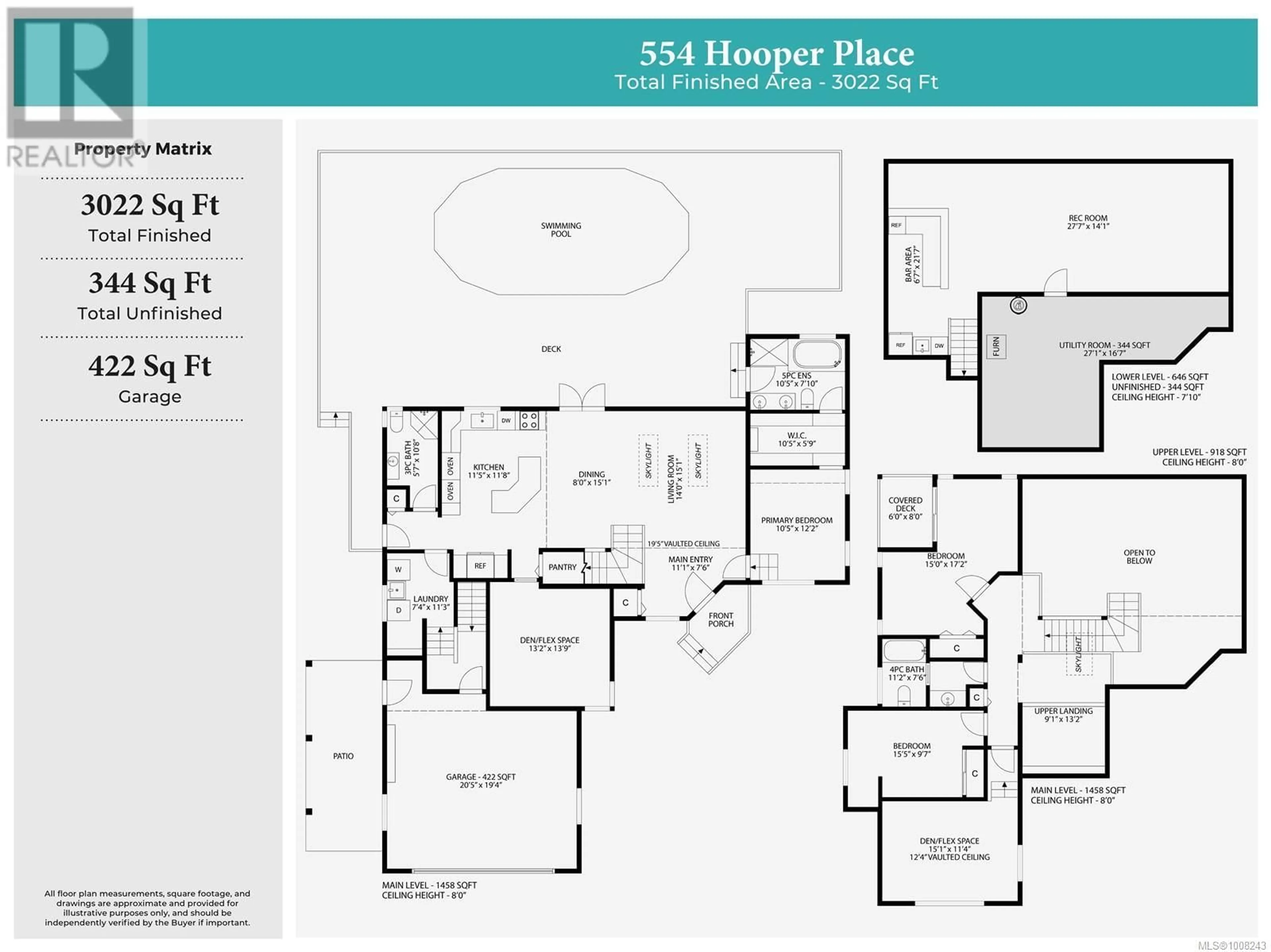 Floor plan for 554 HOOPER PLACE, Ladysmith British Columbia V9G1W5