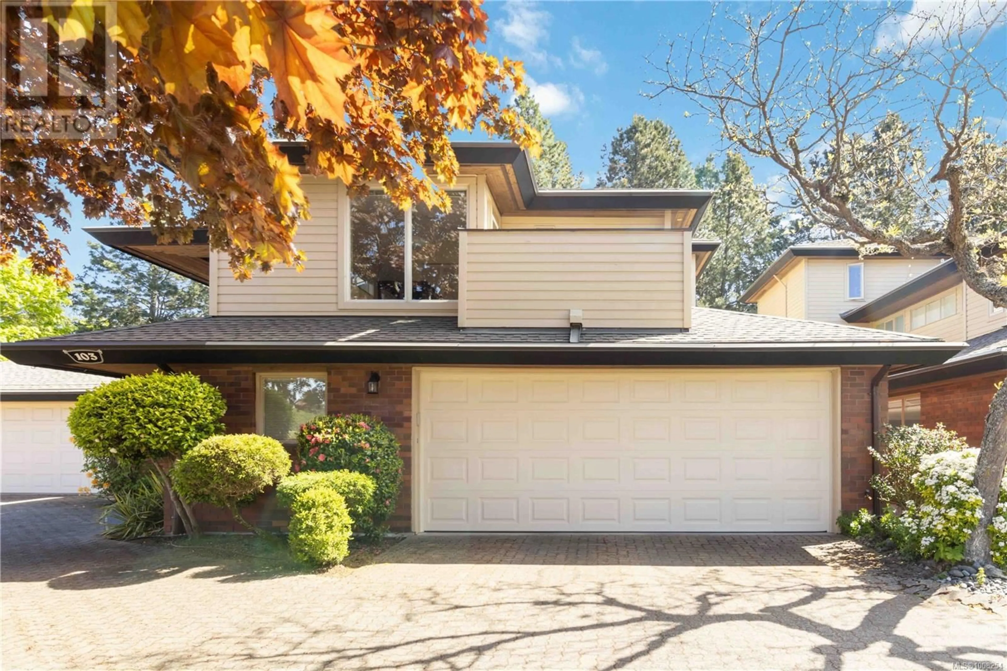 Home with brick exterior material, street for 103 - 2345 CEDAR HILL CROSS ROAD, Oak Bay British Columbia V8P5M8