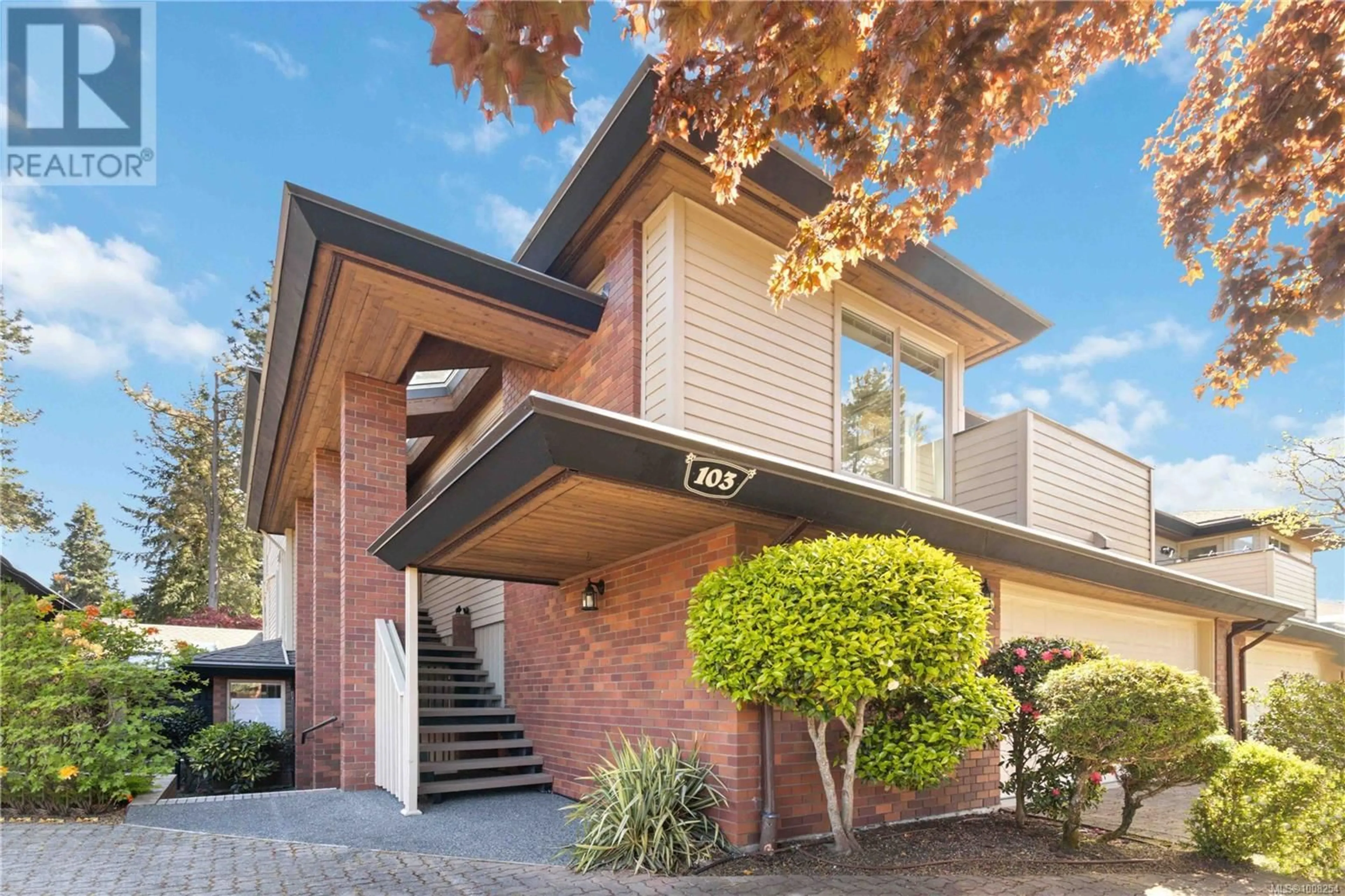 Home with brick exterior material, street for 103 - 2345 CEDAR HILL CROSS ROAD, Oak Bay British Columbia V8P5M8