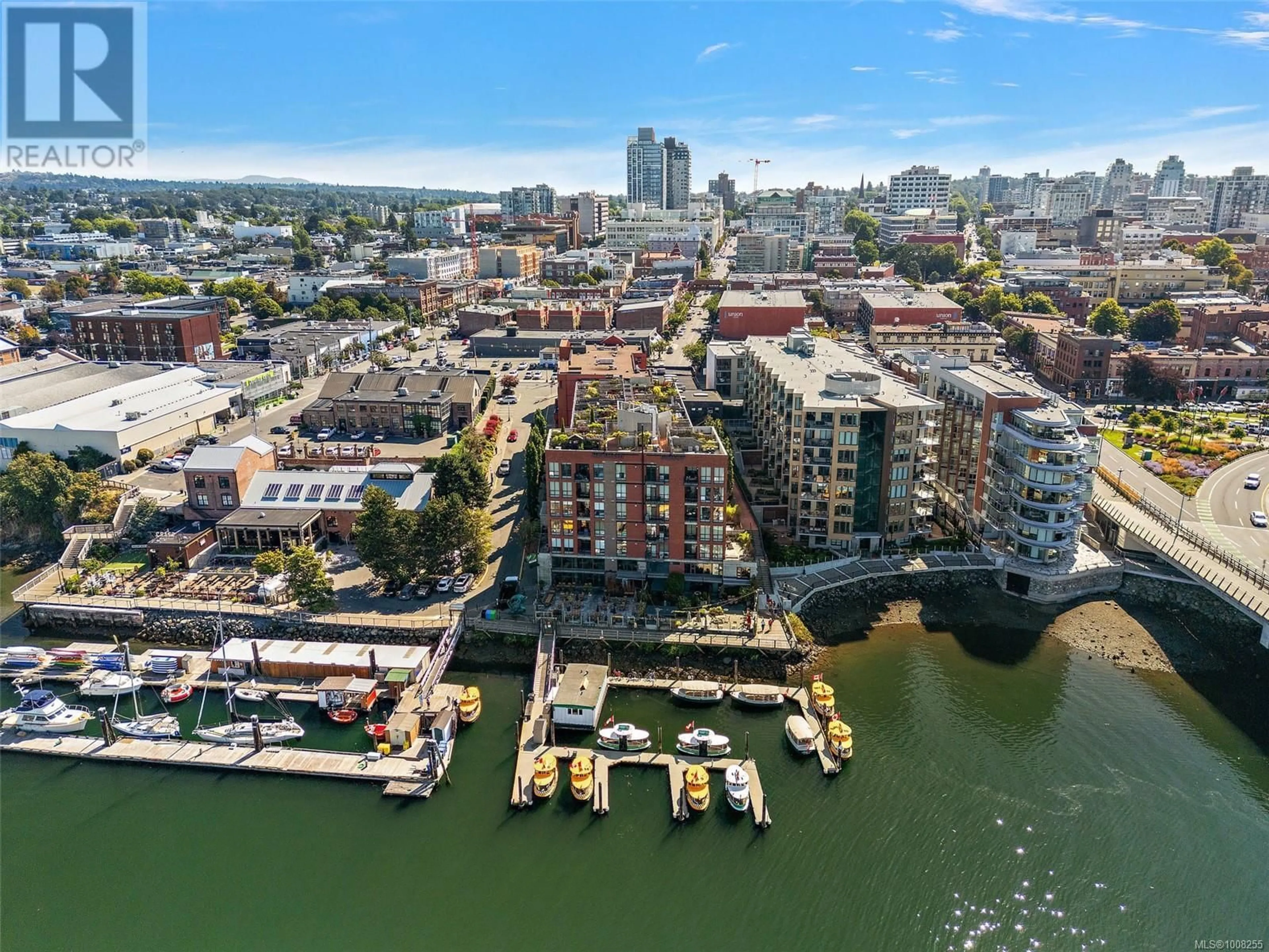A pic from outside/outdoor area/front of a property/back of a property/a pic from drone, water/lake/river/ocean view for 212 - 409 SWIFT STREET, Victoria British Columbia V8W1S2