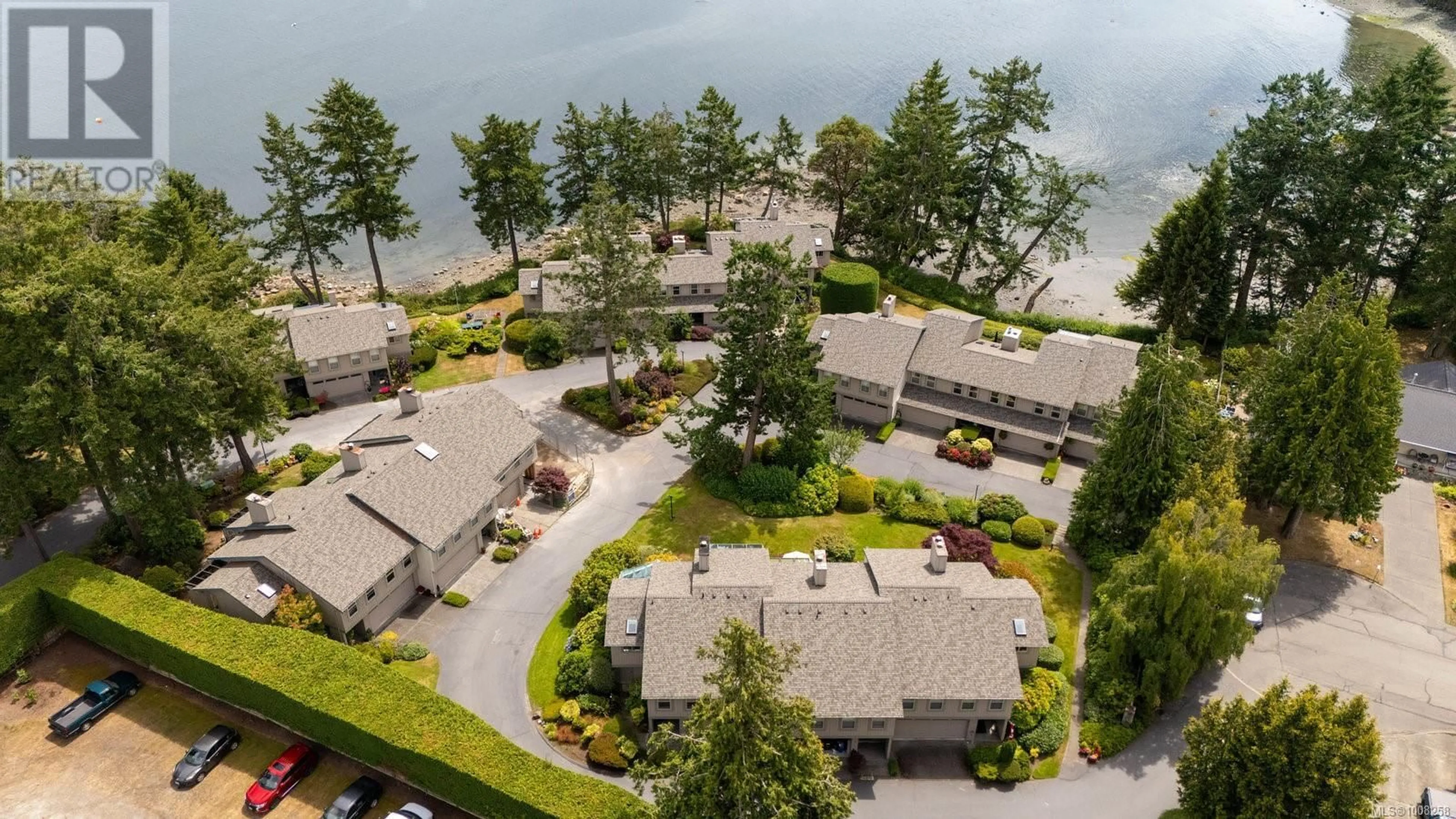 A pic from outside/outdoor area/front of a property/back of a property/a pic from drone, water/lake/river/ocean view for 3 - 2654 LANCELOT PLACE, Central Saanich British Columbia V8M1V3