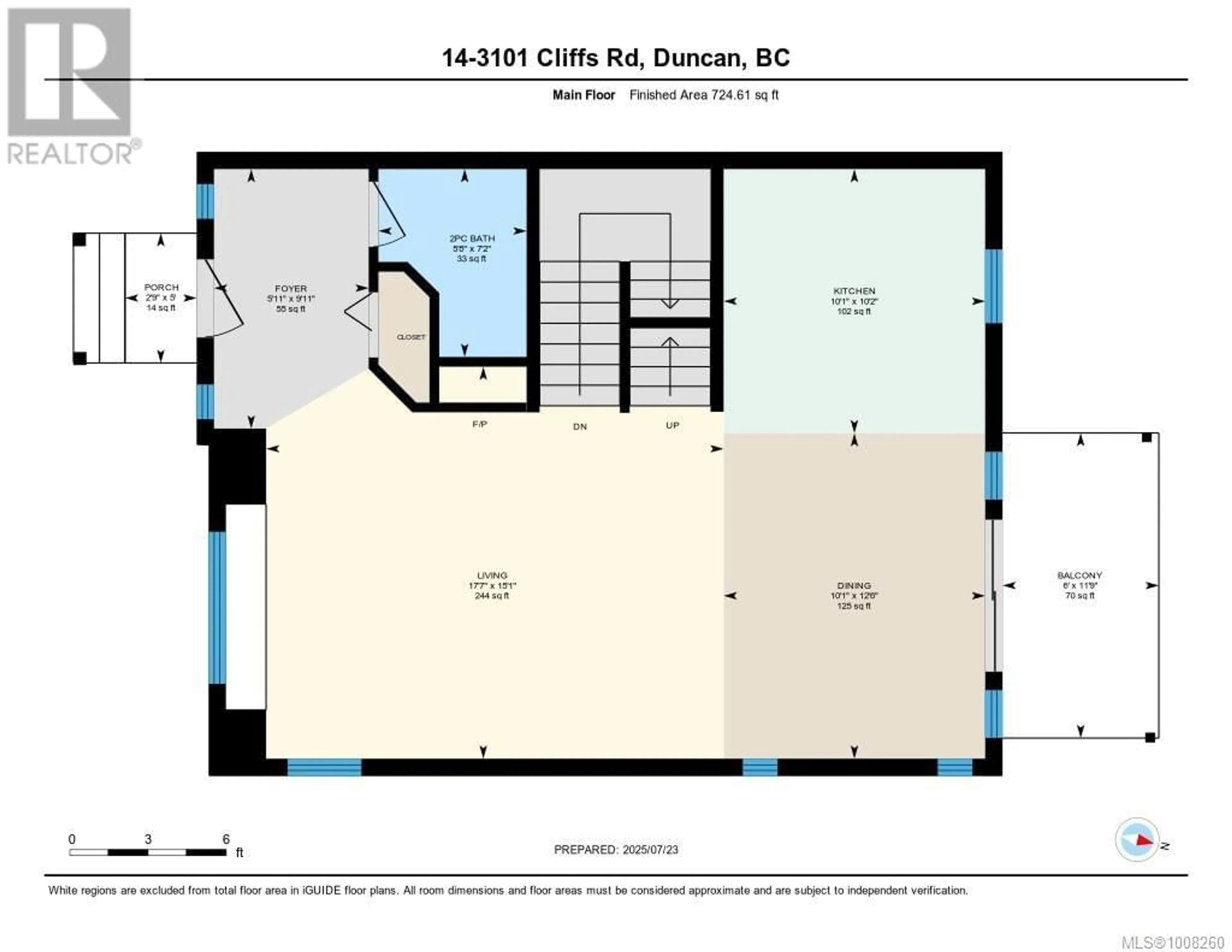 Floor plan for 14 - 3101 CLIFFS ROAD, Duncan British Columbia V9L0C6