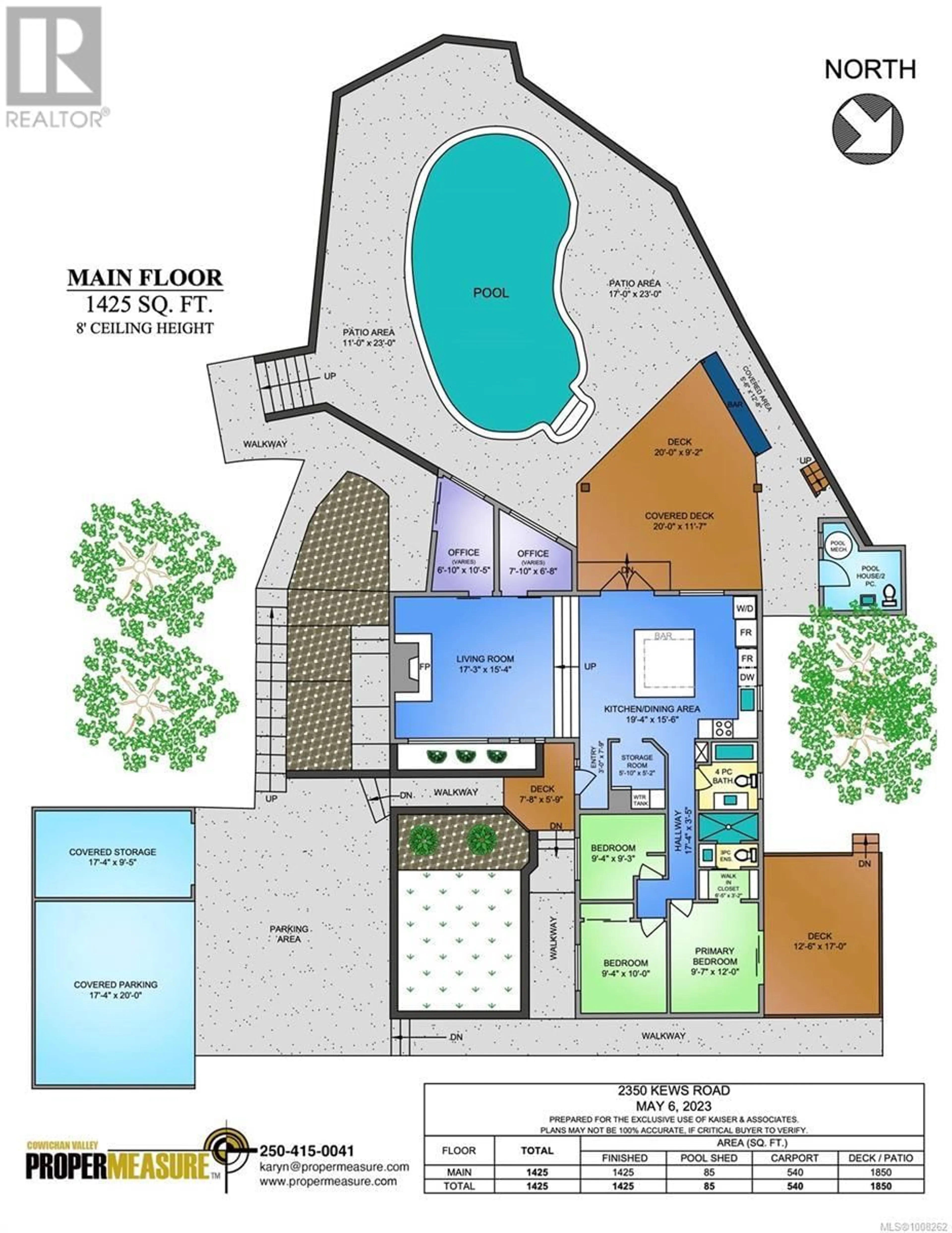 Floor plan for 2350 KEWS ROAD, Shawnigan Lake British Columbia V0R2W3
