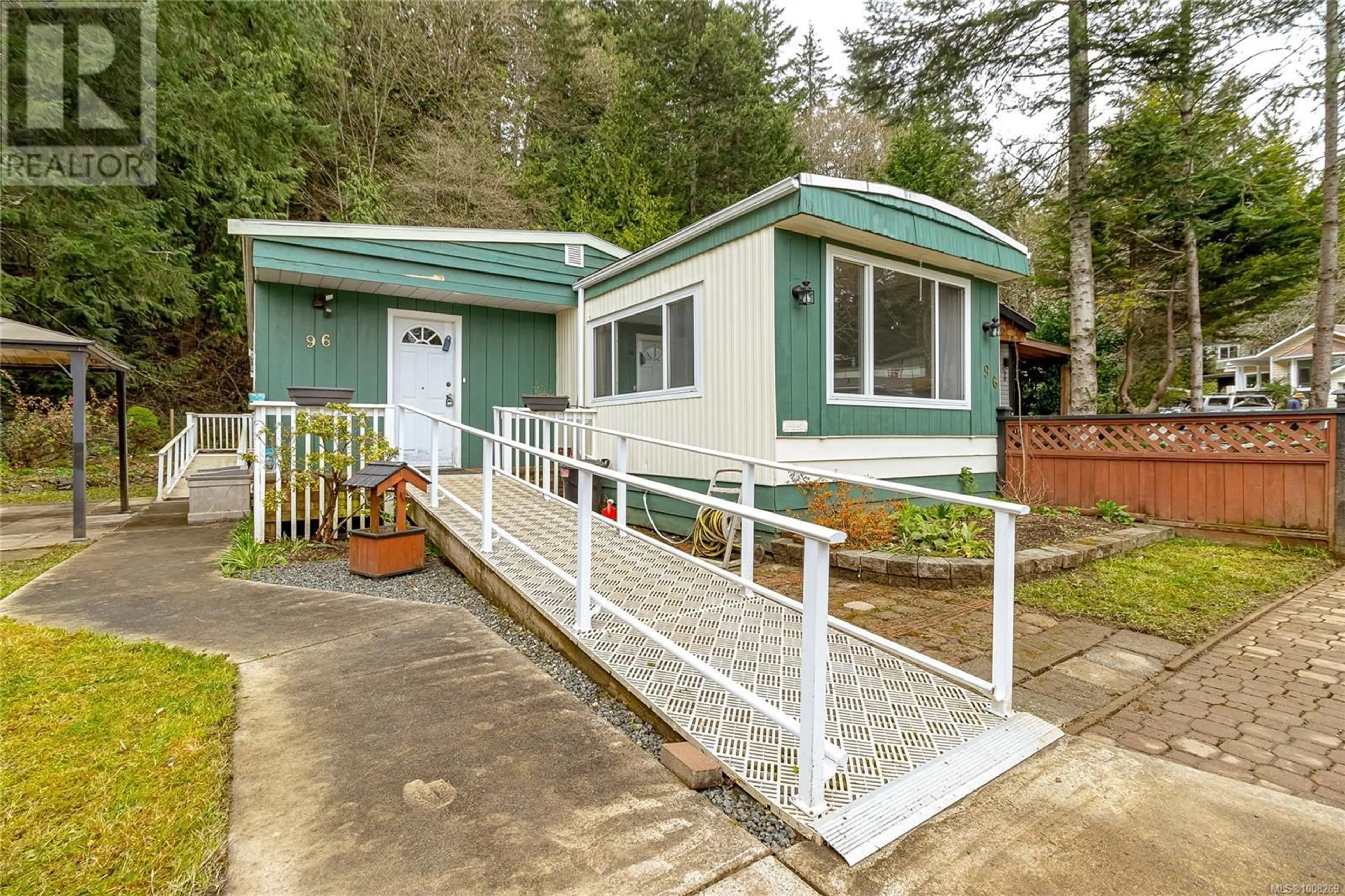 Home with vinyl exterior material, street for 96 - 2500 FLORENCE LAKE ROAD, Langford British Columbia V9B4H2