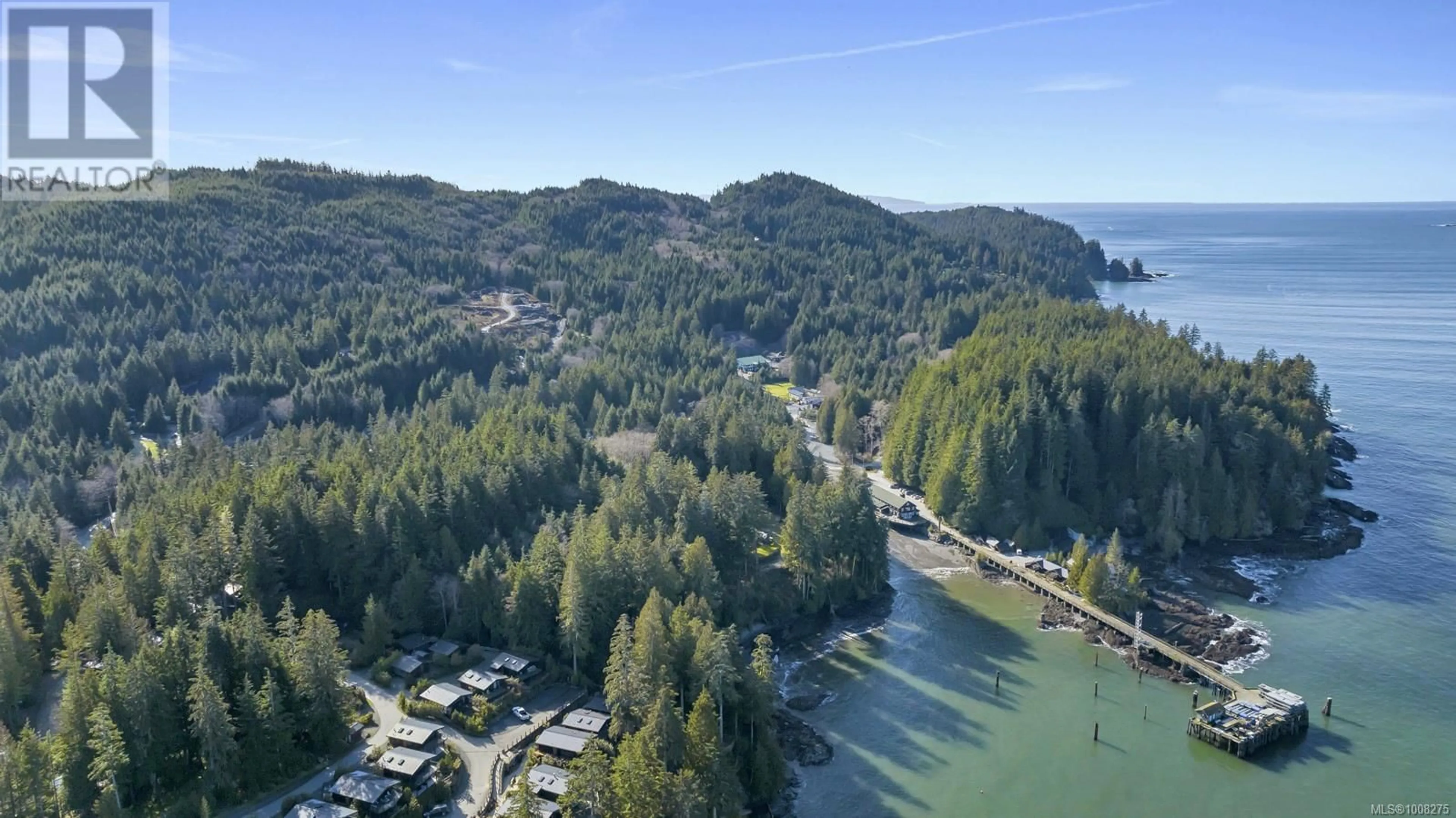 A pic from outside/outdoor area/front of a property/back of a property/a pic from drone, water/lake/river/ocean view for 37 - 6574 BAIRD ROAD, Port Renfrew British Columbia V0S1K0