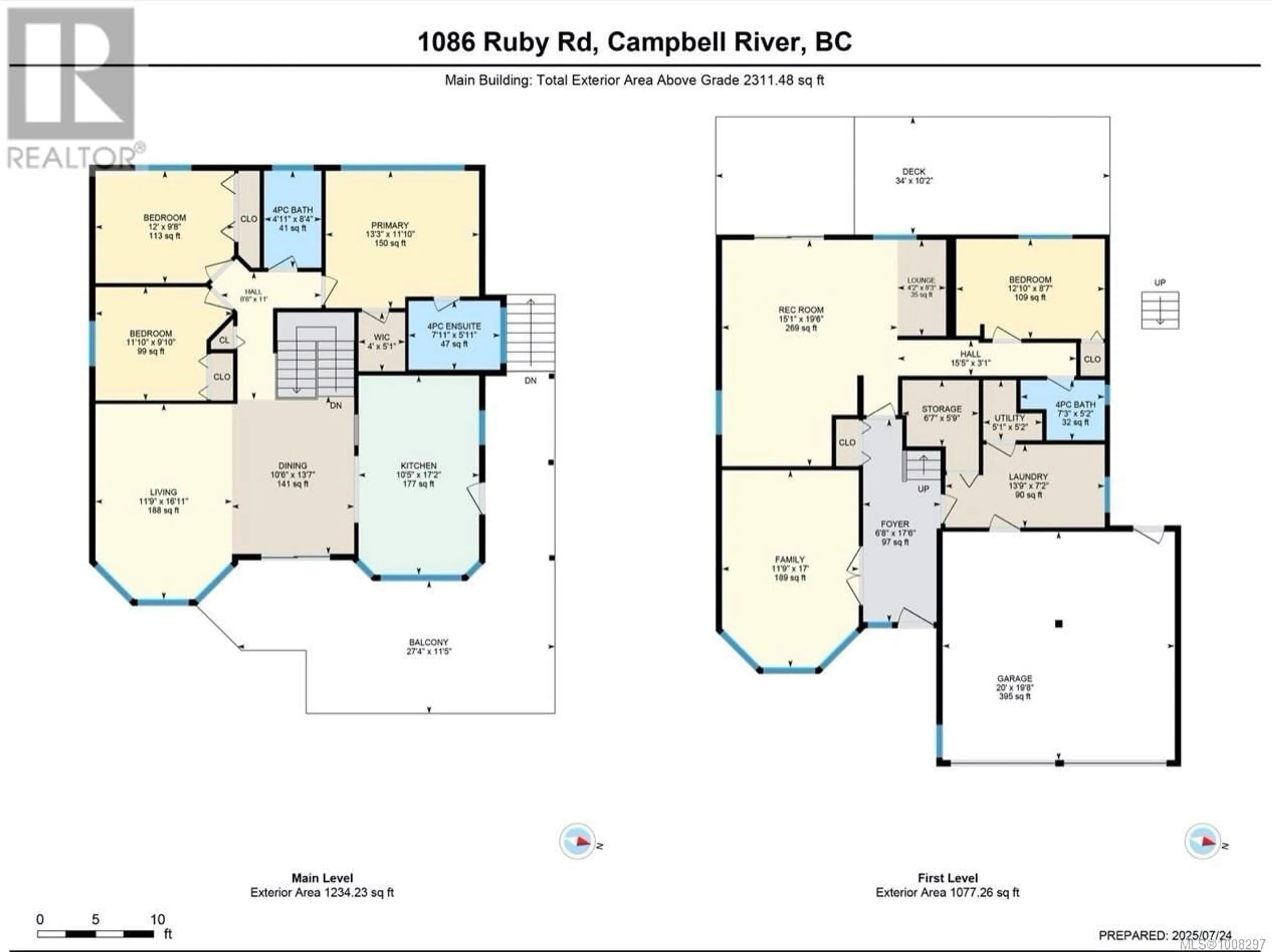 Floor plan for 1086 RUBY ROAD, Campbell River British Columbia V9W1M8