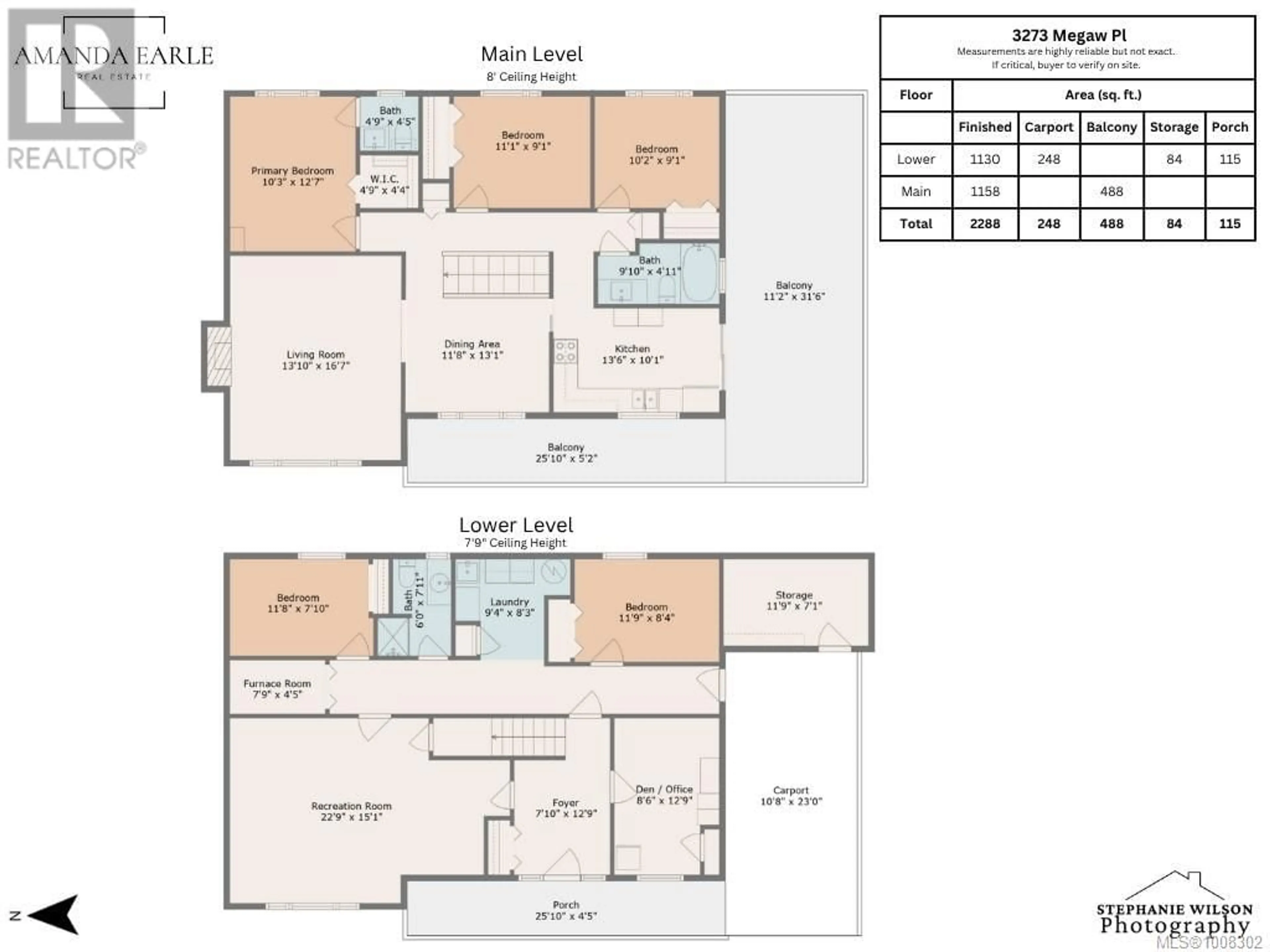 Floor plan for 3273 MEGAW PLACE, Saanich British Columbia V8P5J7