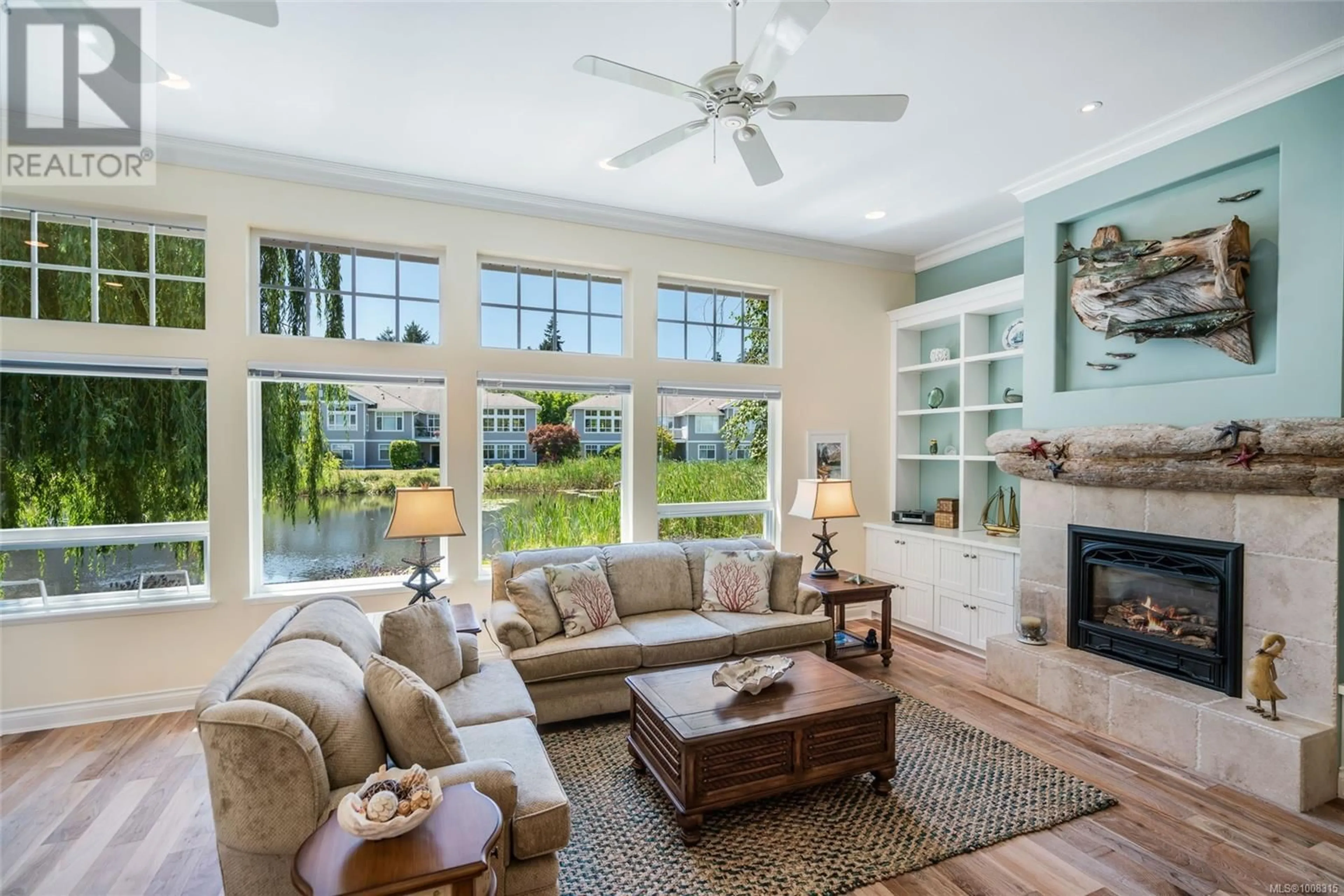 Living room with furniture, ceramic/tile floor for 1336 SALTSPRING PLACE, Parksville British Columbia V9P2X7