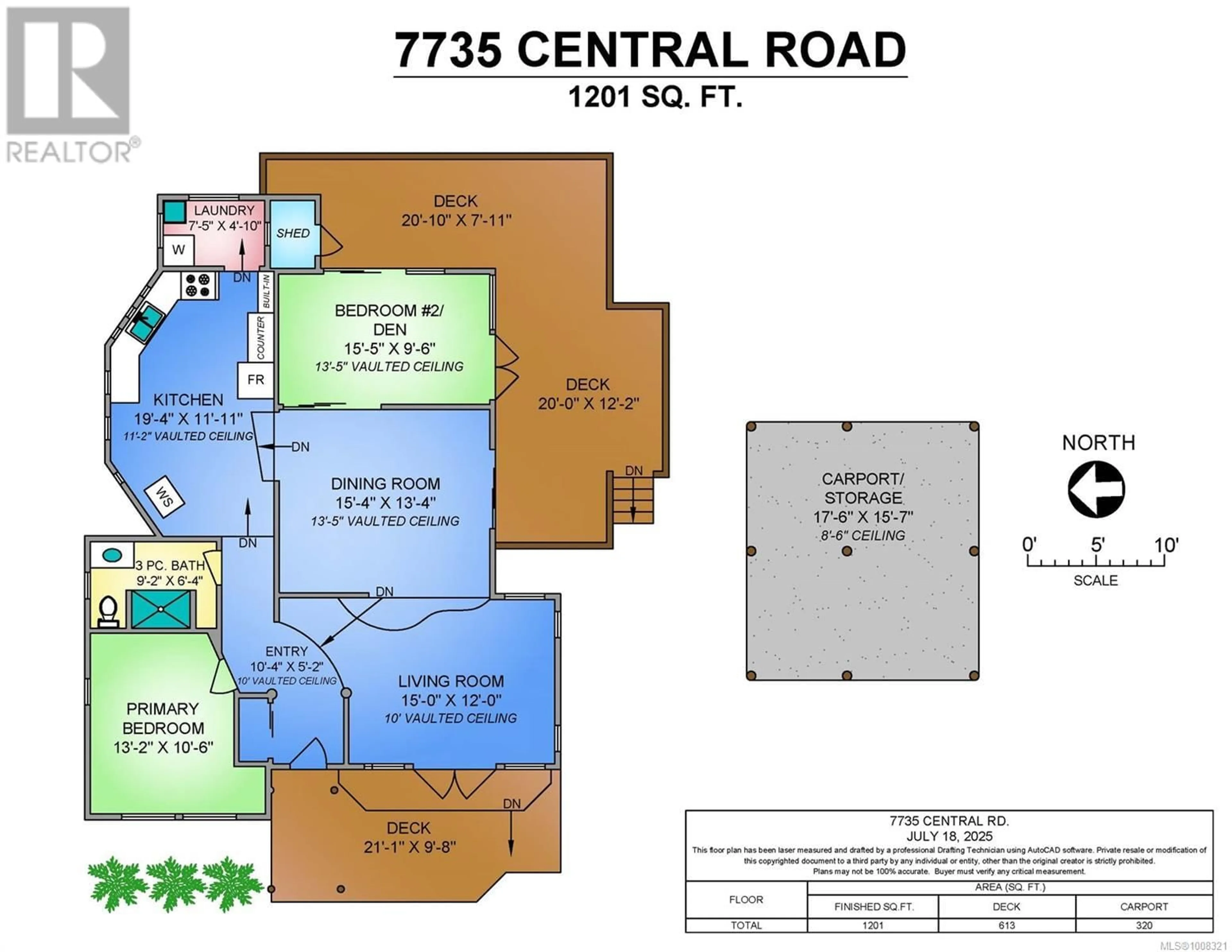 Floor plan for 7735 CENTRAL ROAD, Hornby Island British Columbia V0R1Z0