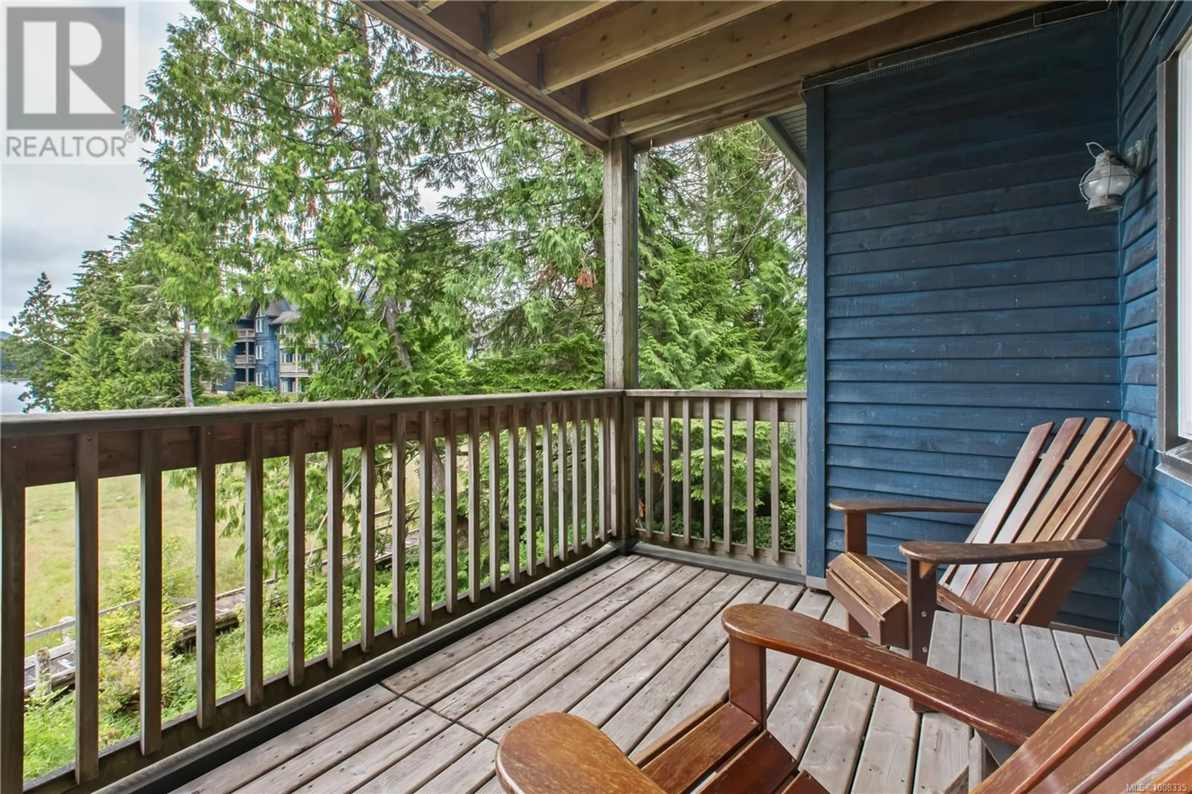 Patio, water/lake/river/ocean view for 402 - 1971 HARBOUR DRIVE, Ucluelet British Columbia V0R3A0