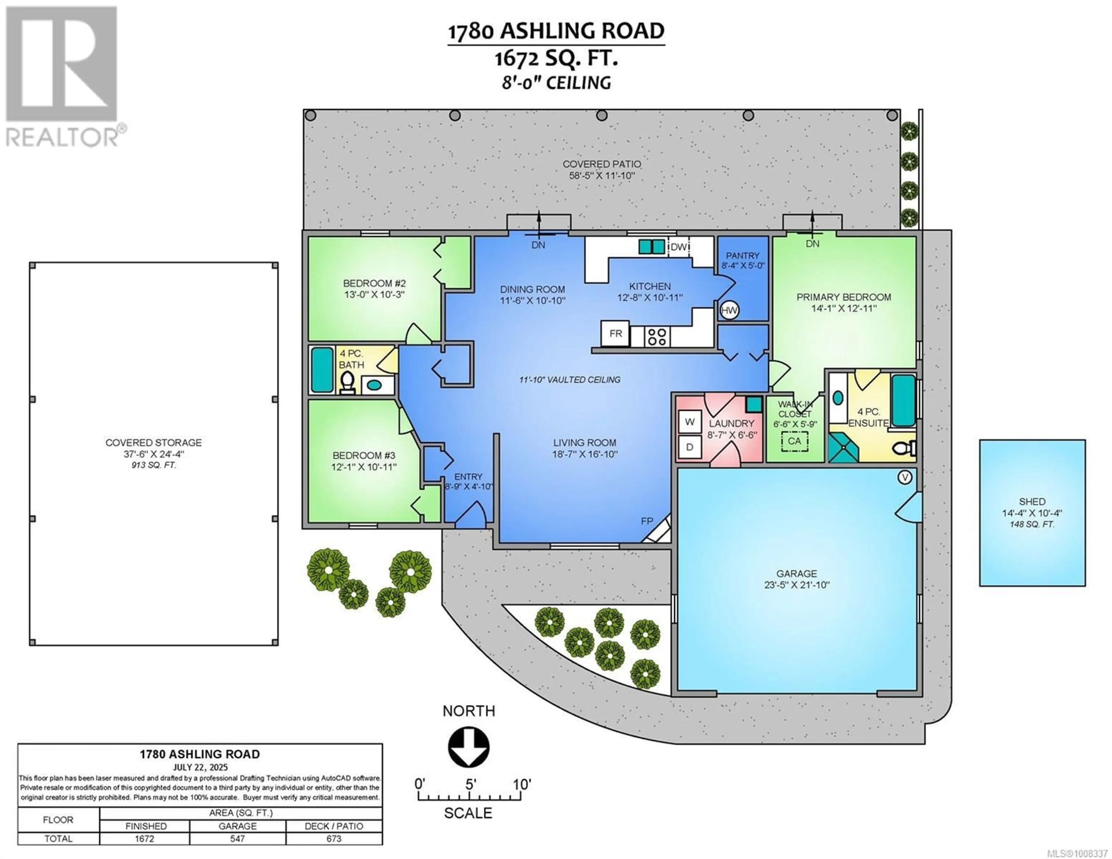 Floor plan for 1780 ASHLING ROAD, Qualicum Beach British Columbia V9K2V1
