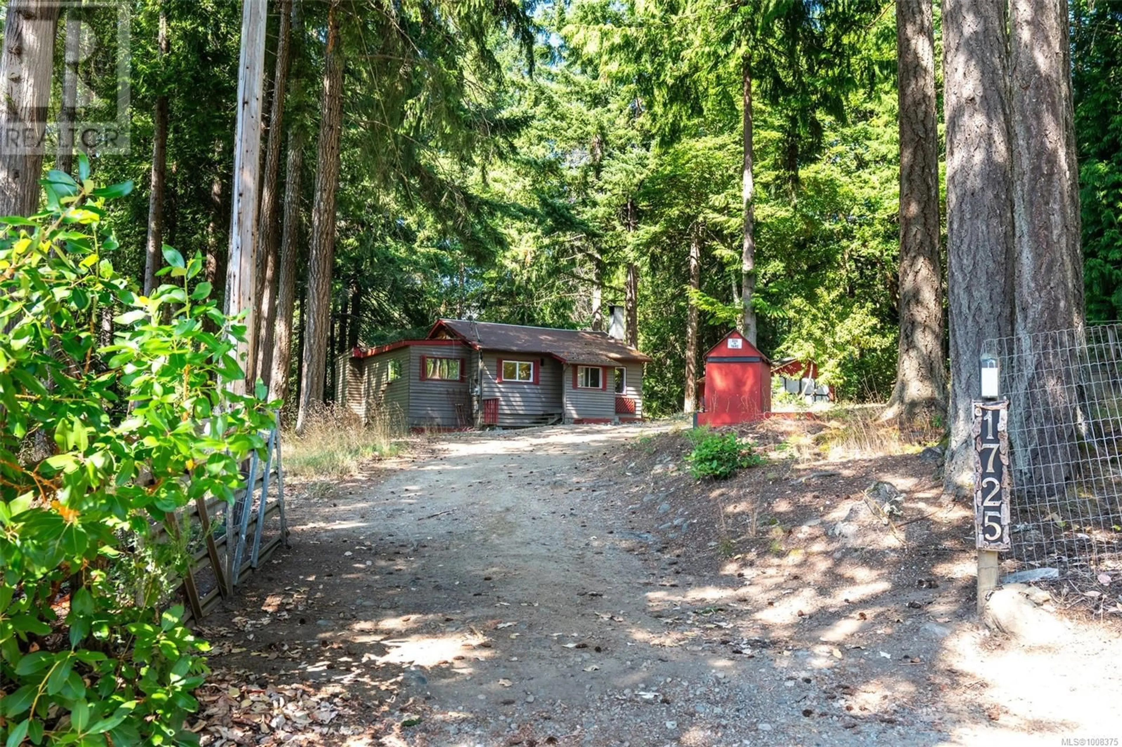 A pic from outside/outdoor area/front of a property/back of a property/a pic from drone, forest/trees view for 1725 ELFORD ROAD, Shawnigan Lake British Columbia V8H2A7