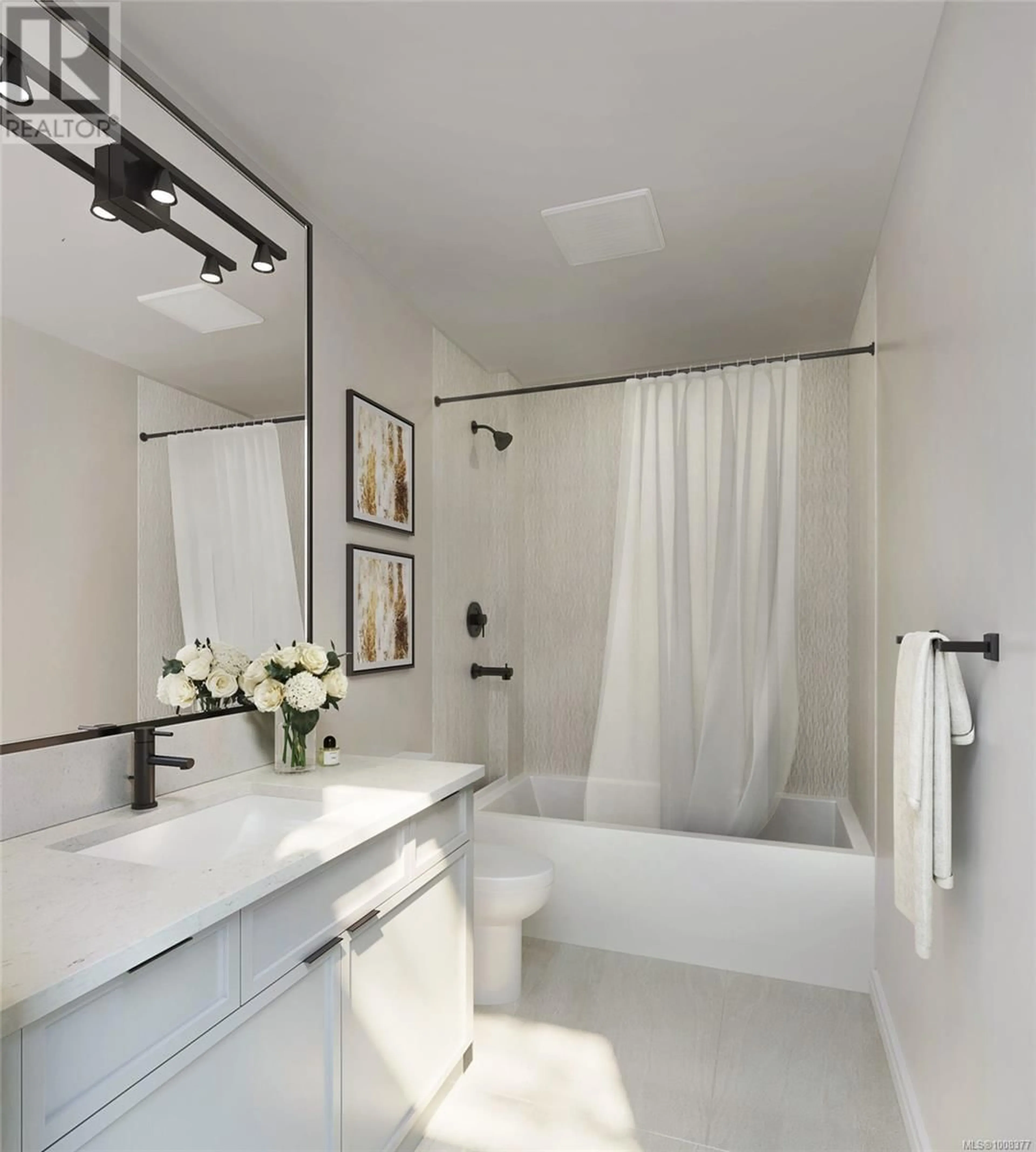 Contemporary bathroom, ceramic/tile floor for 2510 BRONZITE PLACE, Langford British Columbia V9B7E2