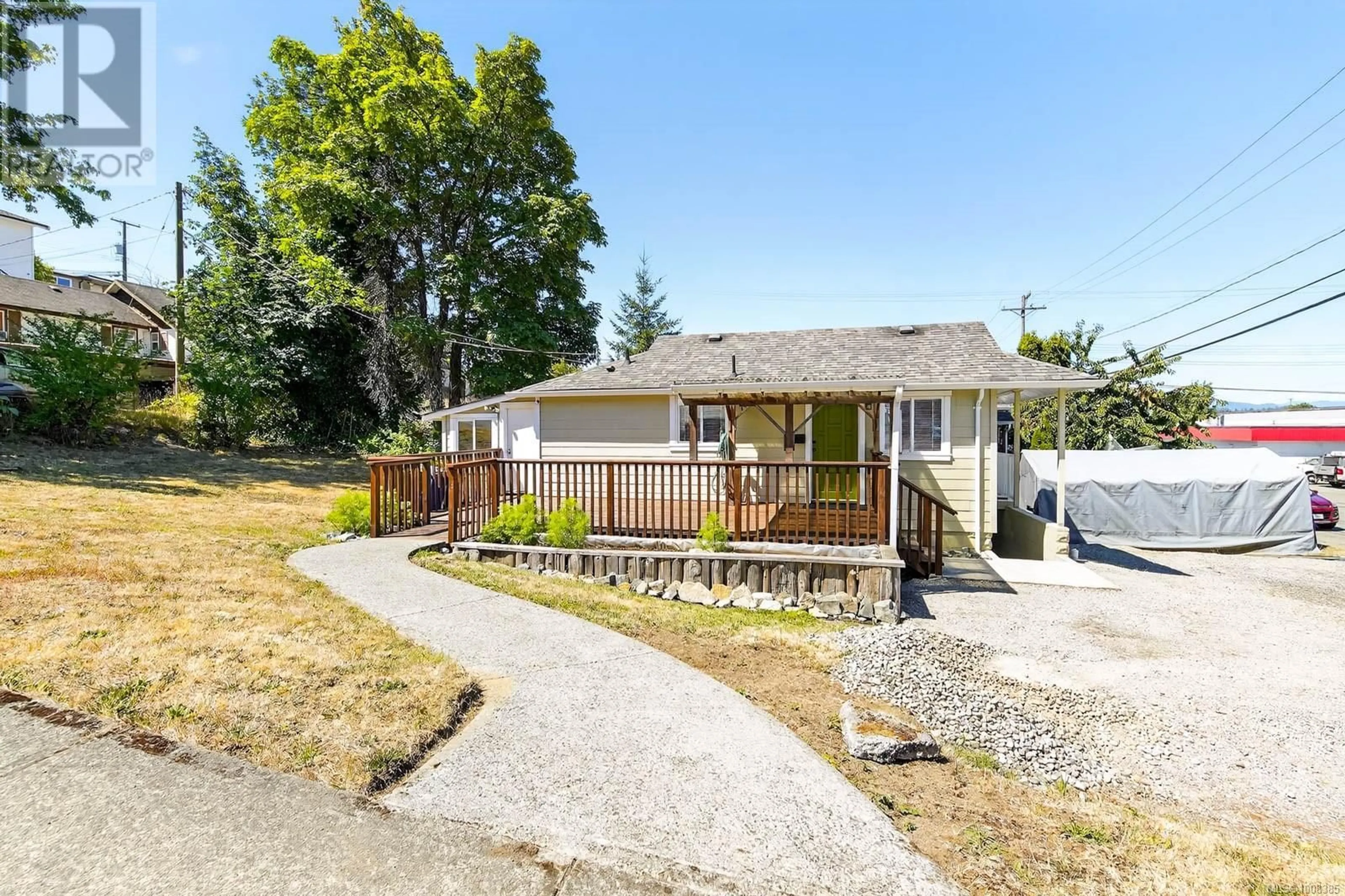 A pic from outside/outdoor area/front of a property/back of a property/a pic from drone, street for 4908 DUNBAR STREET, Port Alberni British Columbia V9Y3G6