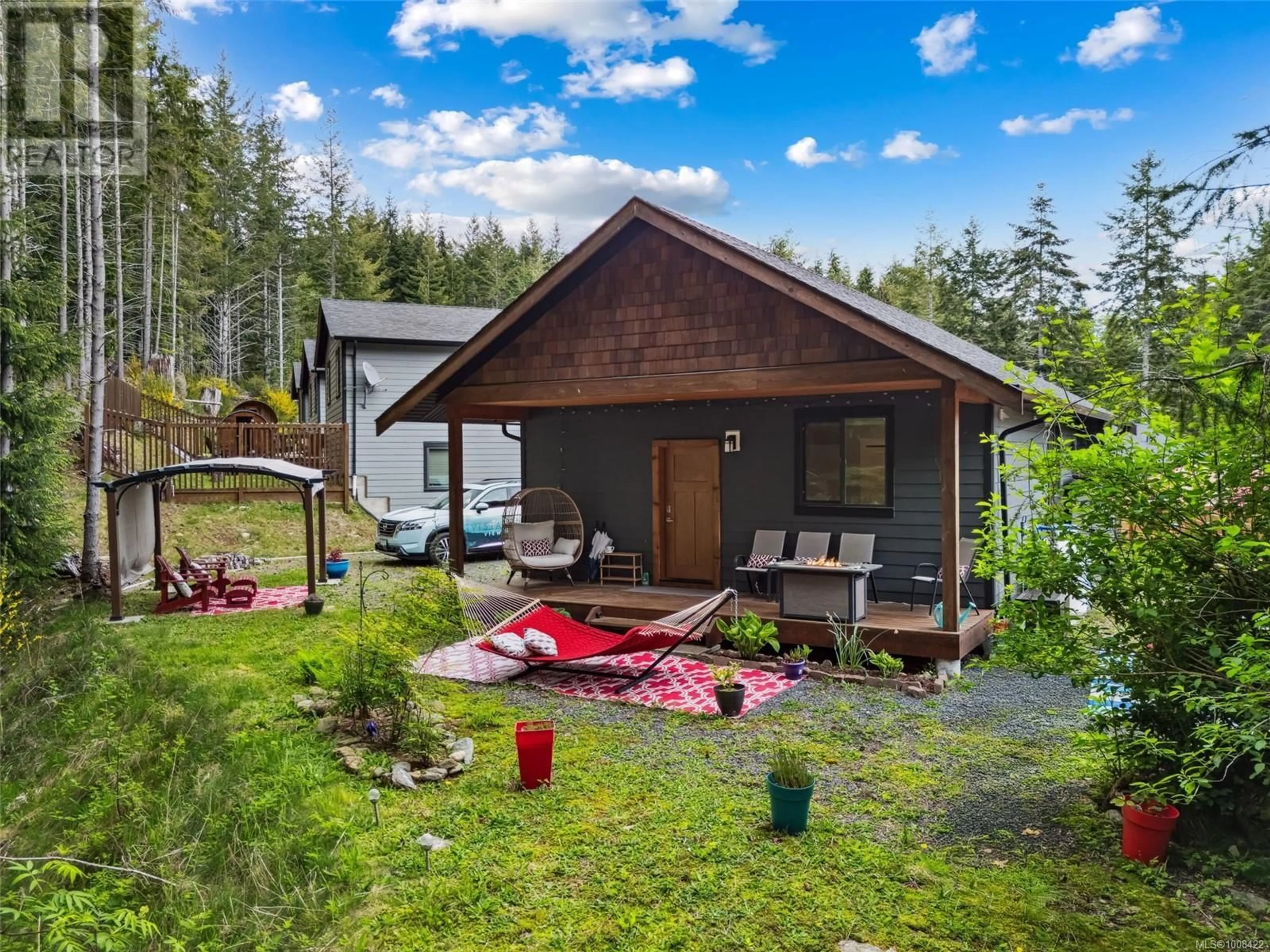 A pic from outside/outdoor area/front of a property/back of a property/a pic from drone, water/lake/river/ocean view for 3838 TRAILHEAD DRIVE, Sooke British Columbia V9Z1L1