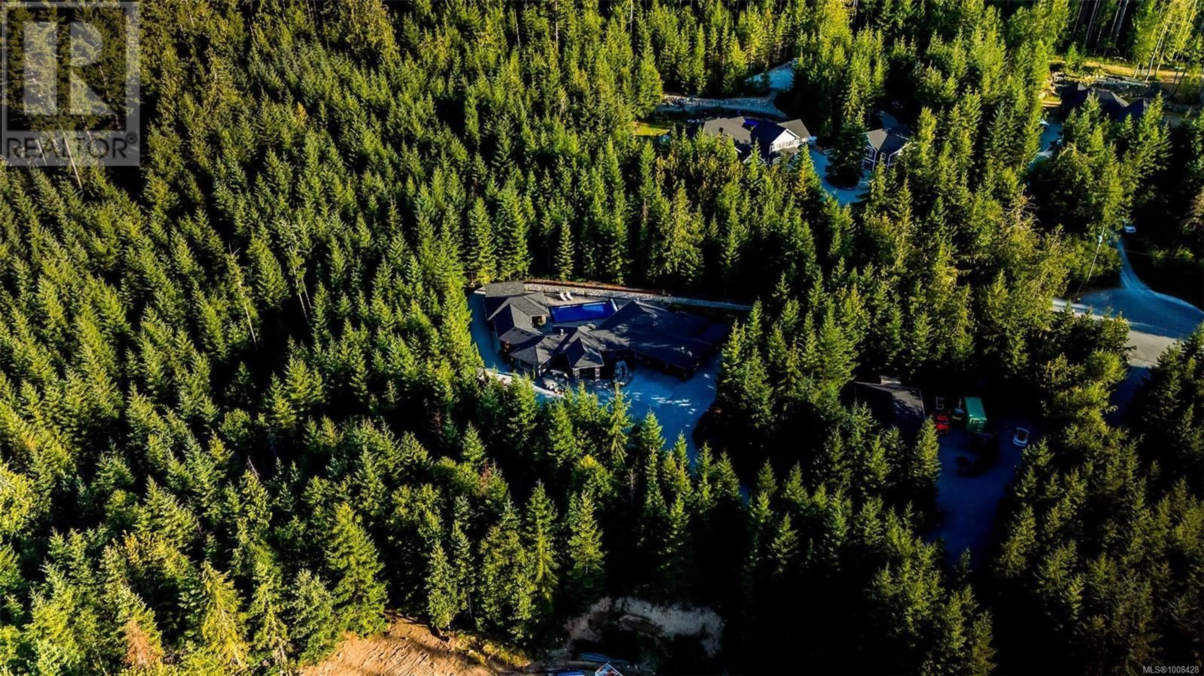 A pic from outside/outdoor area/front of a property/back of a property/a pic from drone, forest/trees view for 2605 TIMBER RIDGE ROAD, Shawnigan Lake British Columbia V0R2W1