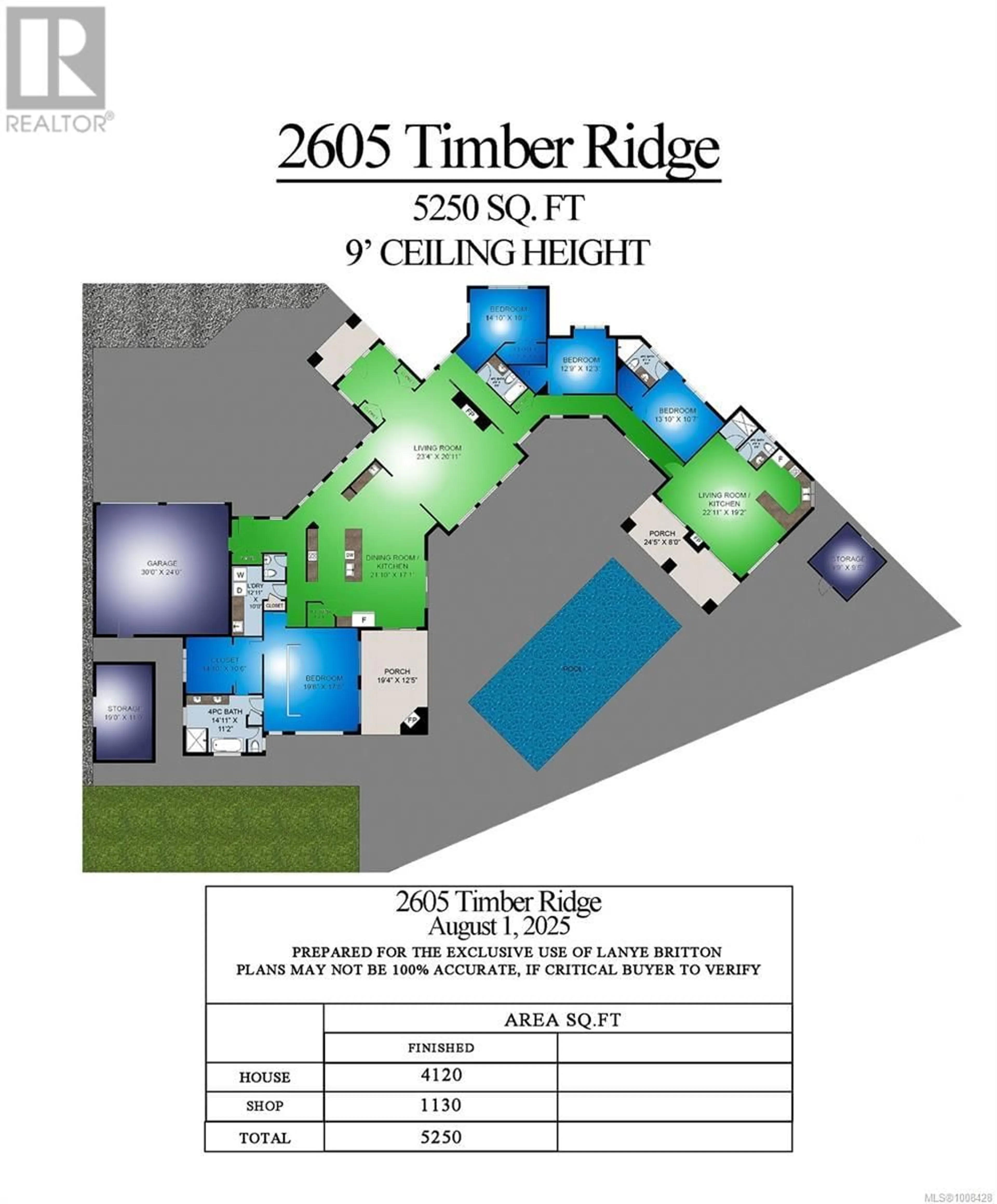Floor plan for 2605 TIMBER RIDGE ROAD, Shawnigan Lake British Columbia V0R2W1
