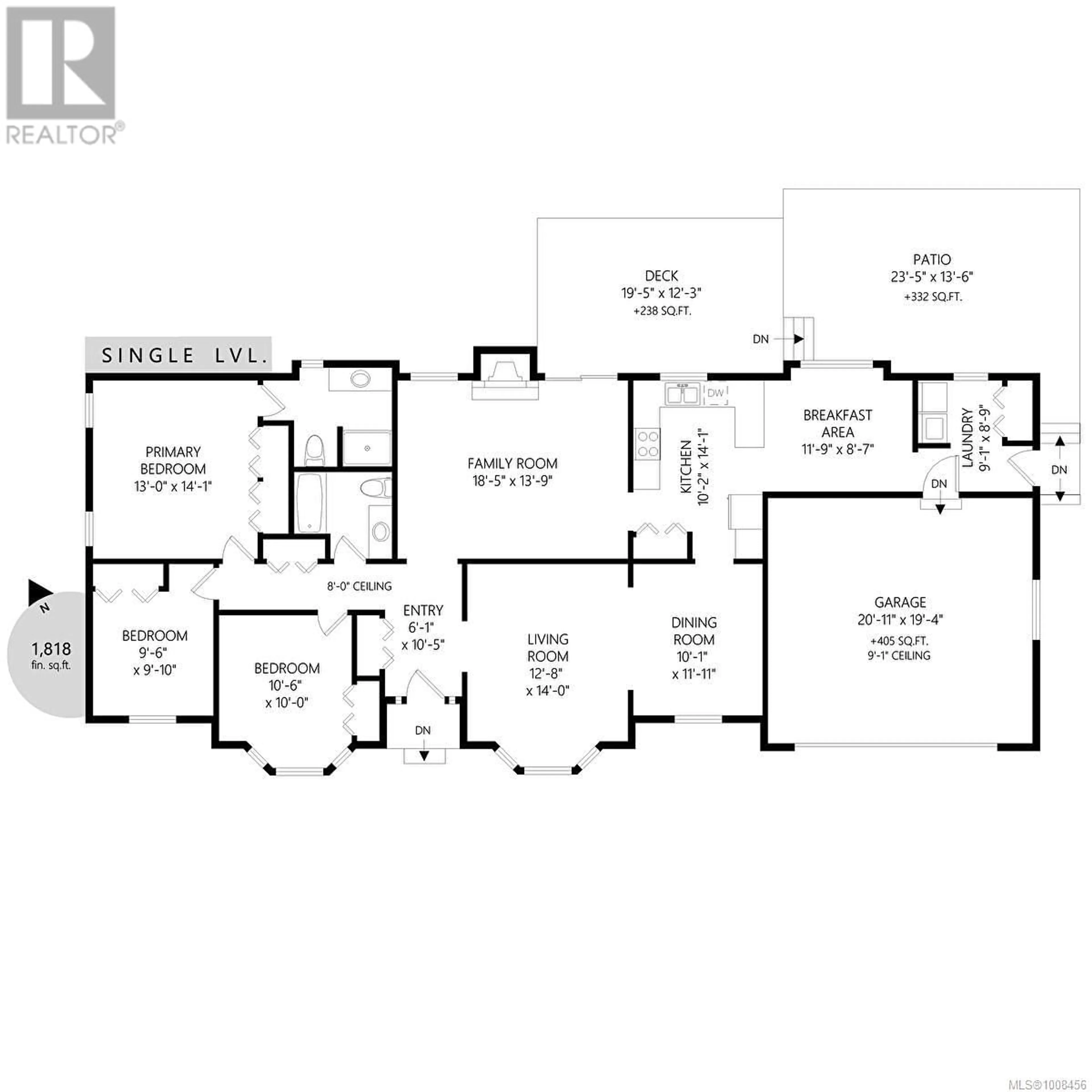 Floor plan for 1301 MCKENZIE DRIVE, Duncan British Columbia V9L5R9