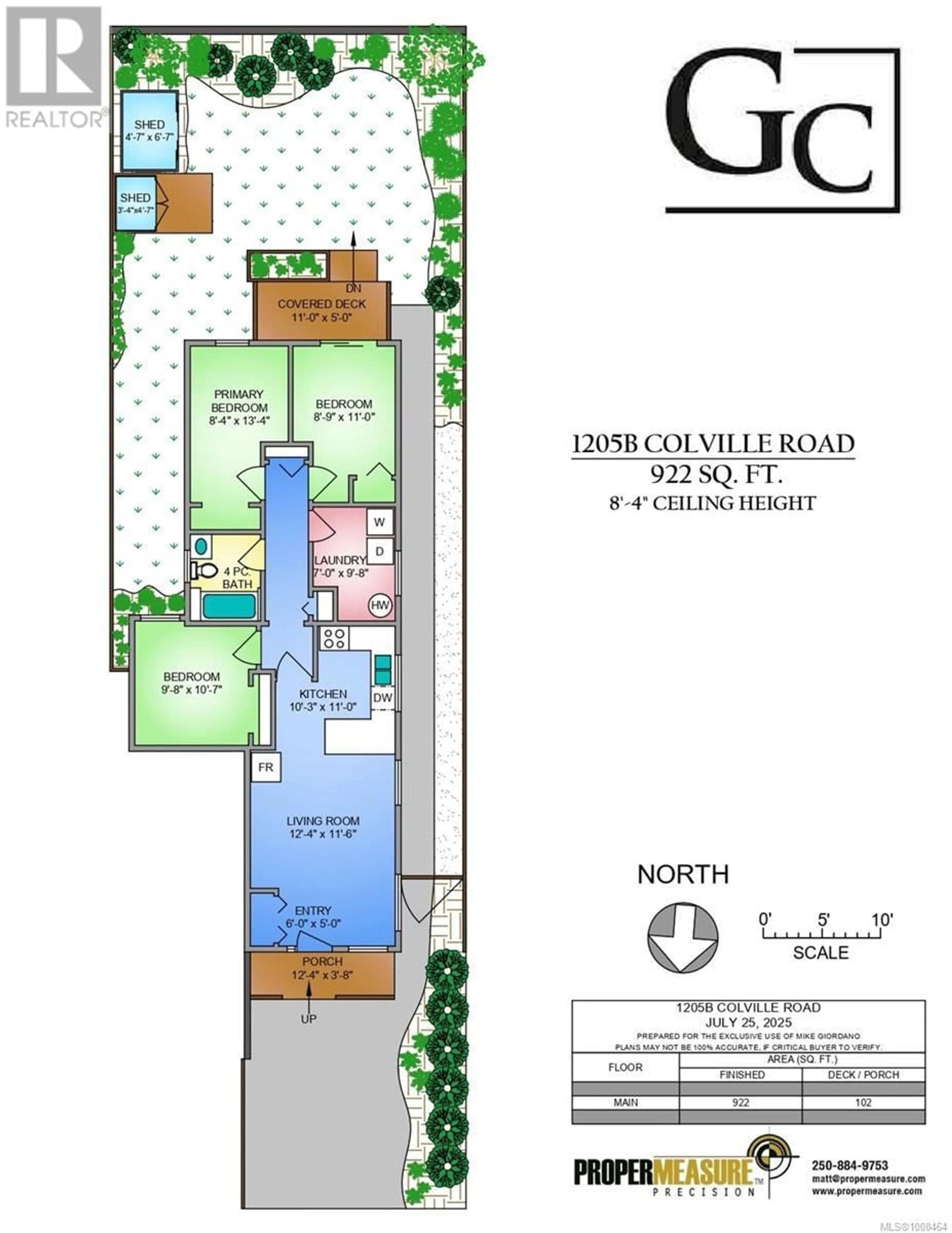 Floor plan for B - 1205 COLVILLE ROAD, Esquimalt British Columbia V9A4R2