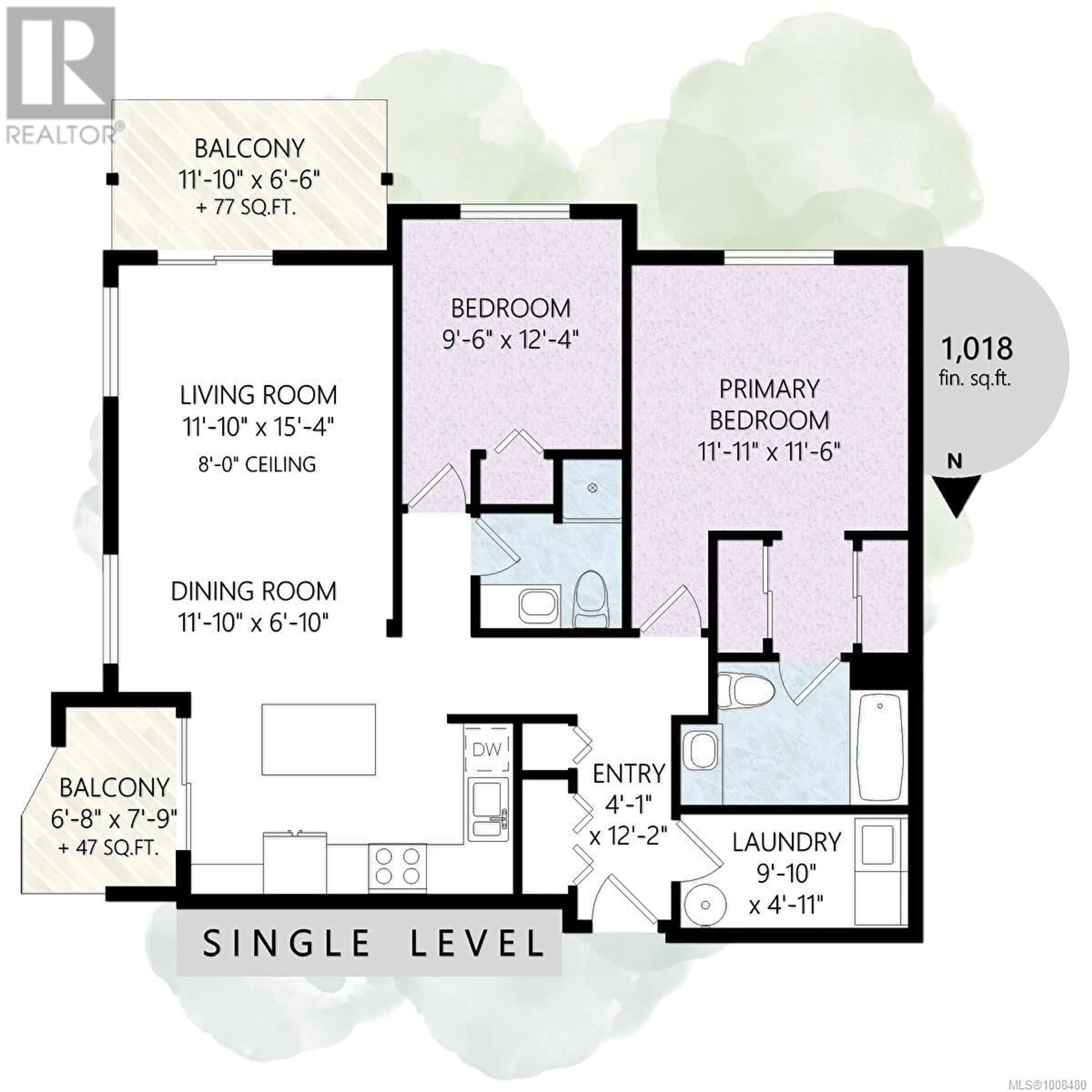 Floor plan for 202 - 9876 ESPLANADE STREET, Chemainus British Columbia V0R1K1