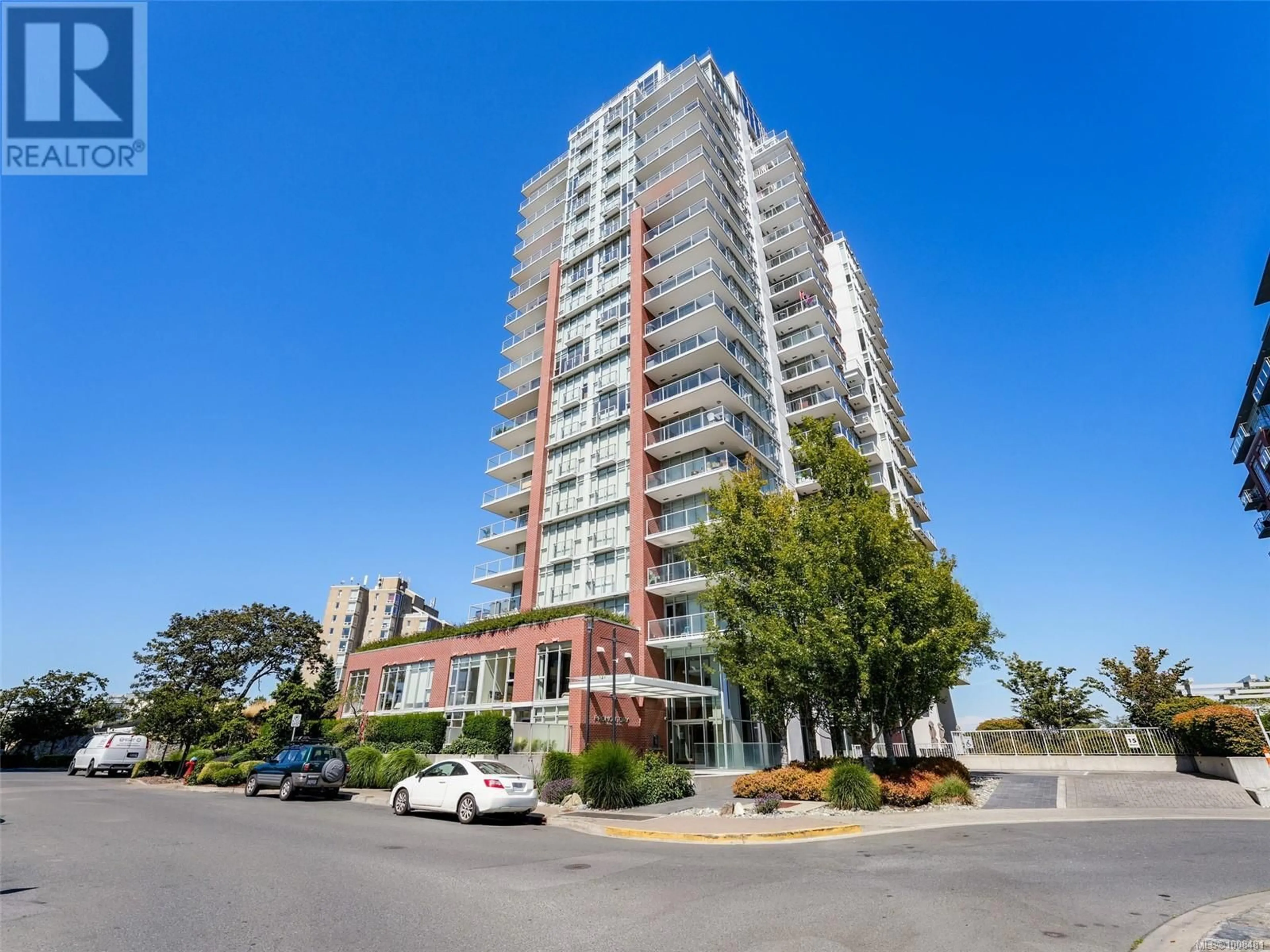 A pic from outside/outdoor area/front of a property/back of a property/a pic from drone, building for 1705 - 83 SAGHALIE ROAD, Victoria British Columbia V9A0E7