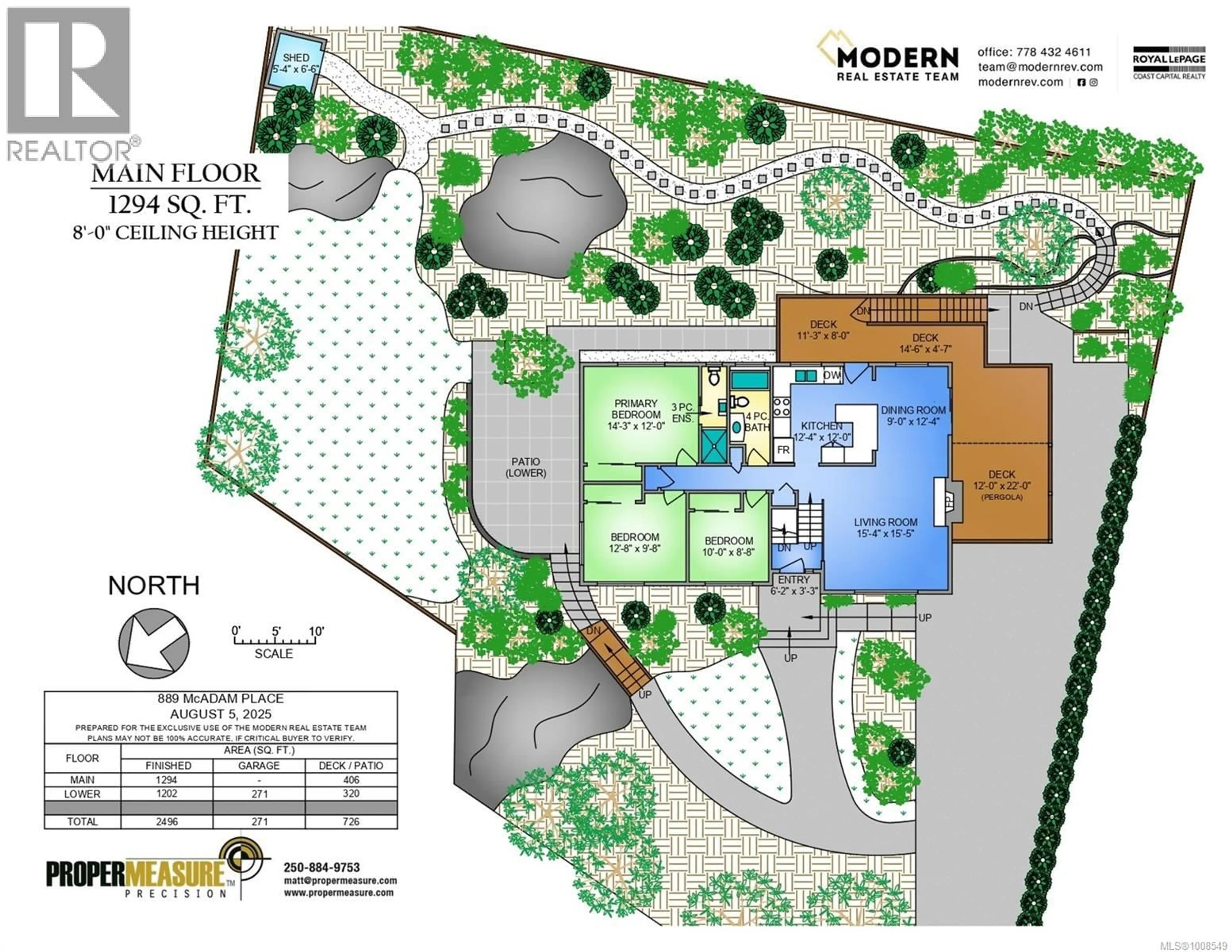 Floor plan for 889 MCADAM PLACE, Esquimalt British Columbia V8T1Z6
