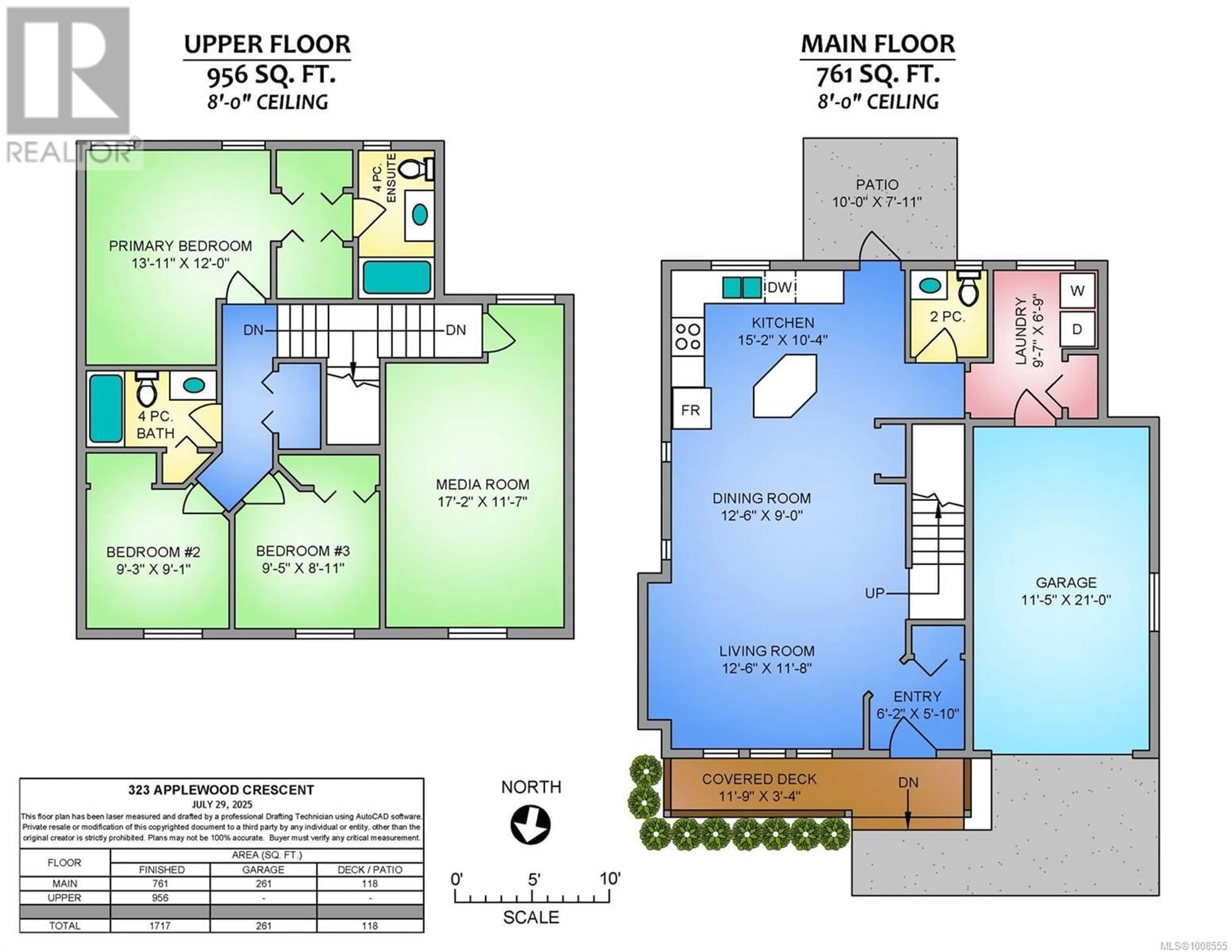 Floor plan for 323 APPLEWOOD CRESCENT, Nanaimo British Columbia V9R0A7