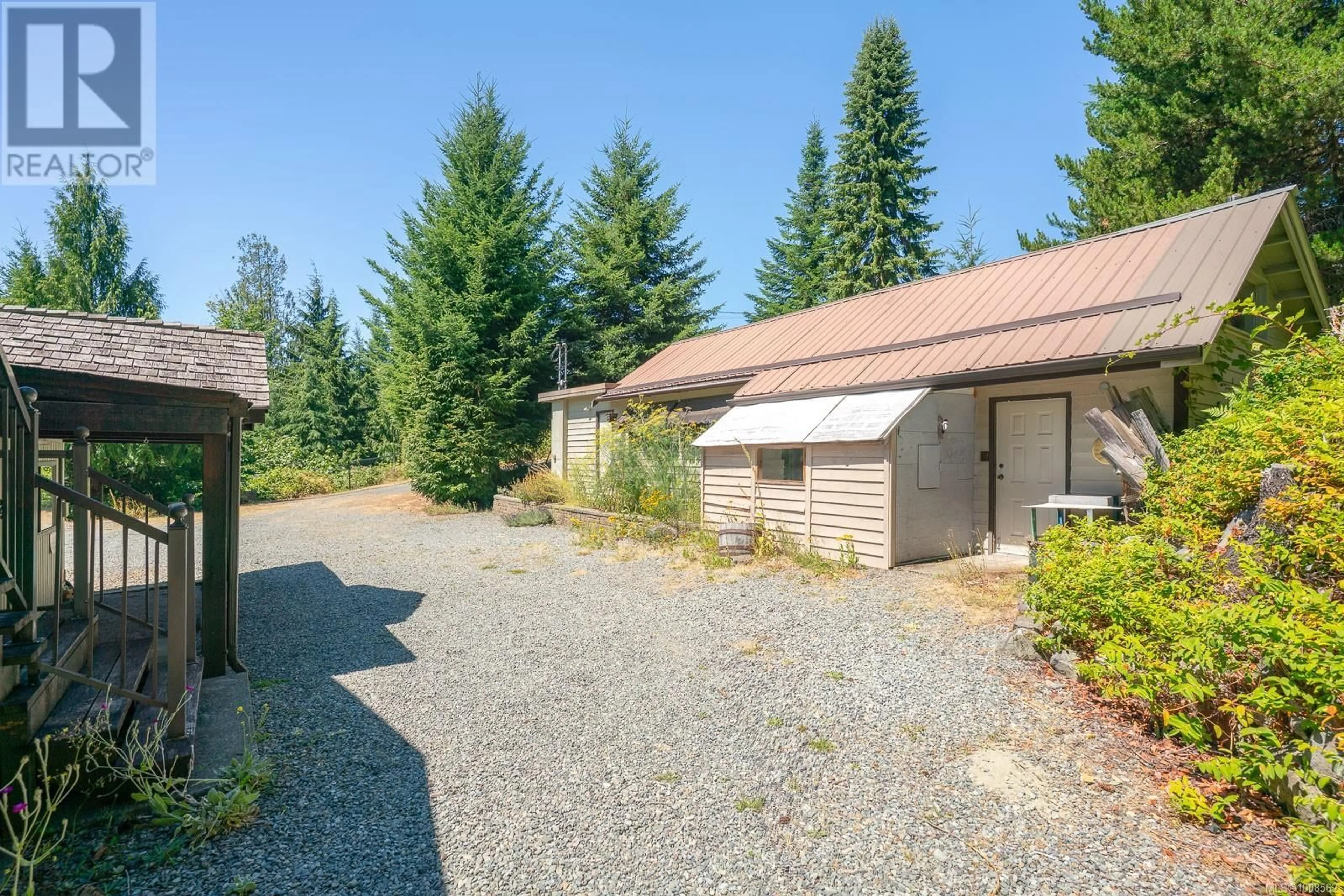 A pic from outside/outdoor area/front of a property/back of a property/a pic from drone, unknown for 300&304 DEER ROAD, Lake Cowichan British Columbia V0R2G0