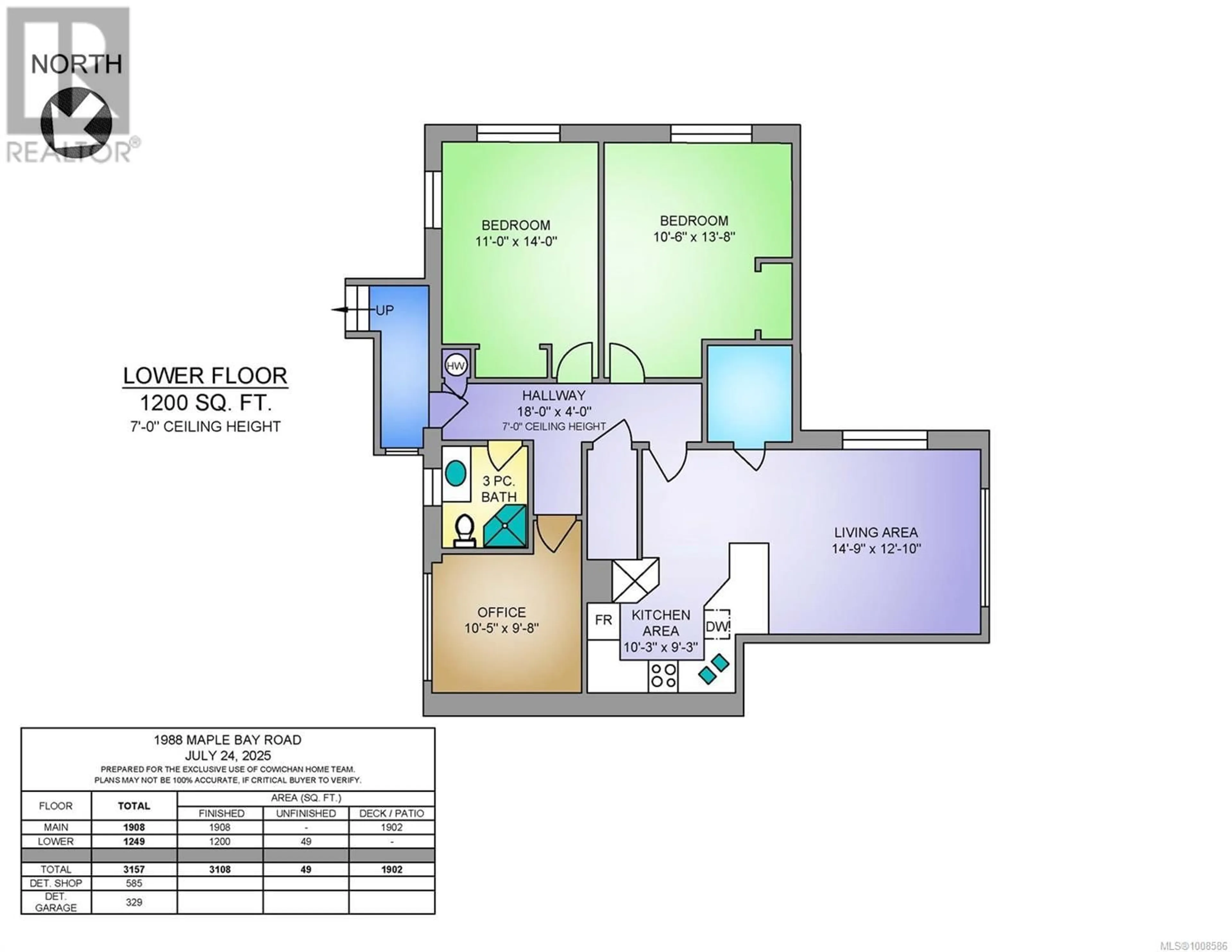 Floor plan for 1988 MAPLE BAY ROAD, Duncan British Columbia V9L5M3