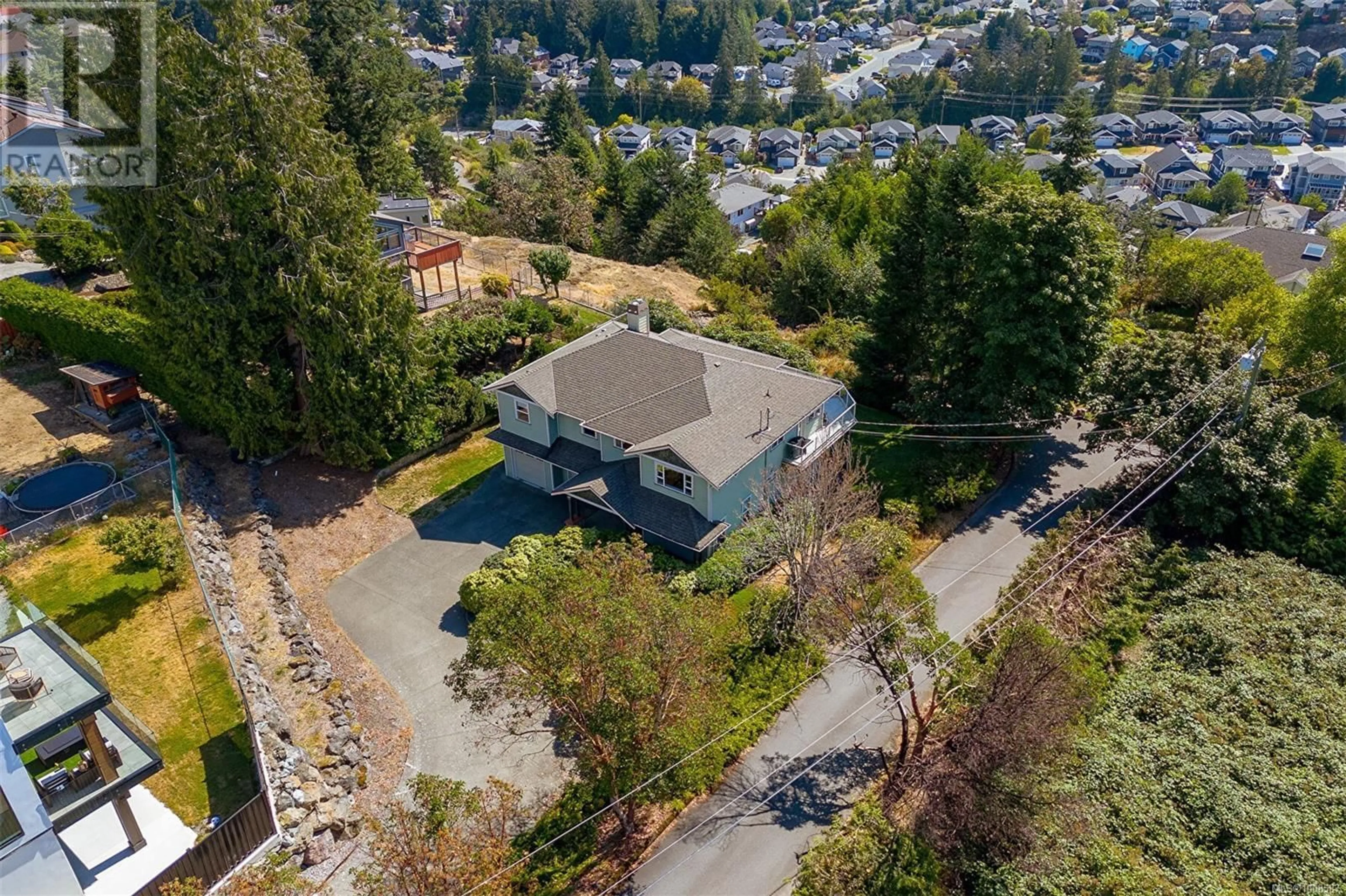 A pic from outside/outdoor area/front of a property/back of a property/a pic from drone, unknown for 3474 FULTON ROAD, Colwood British Columbia V9C3N2