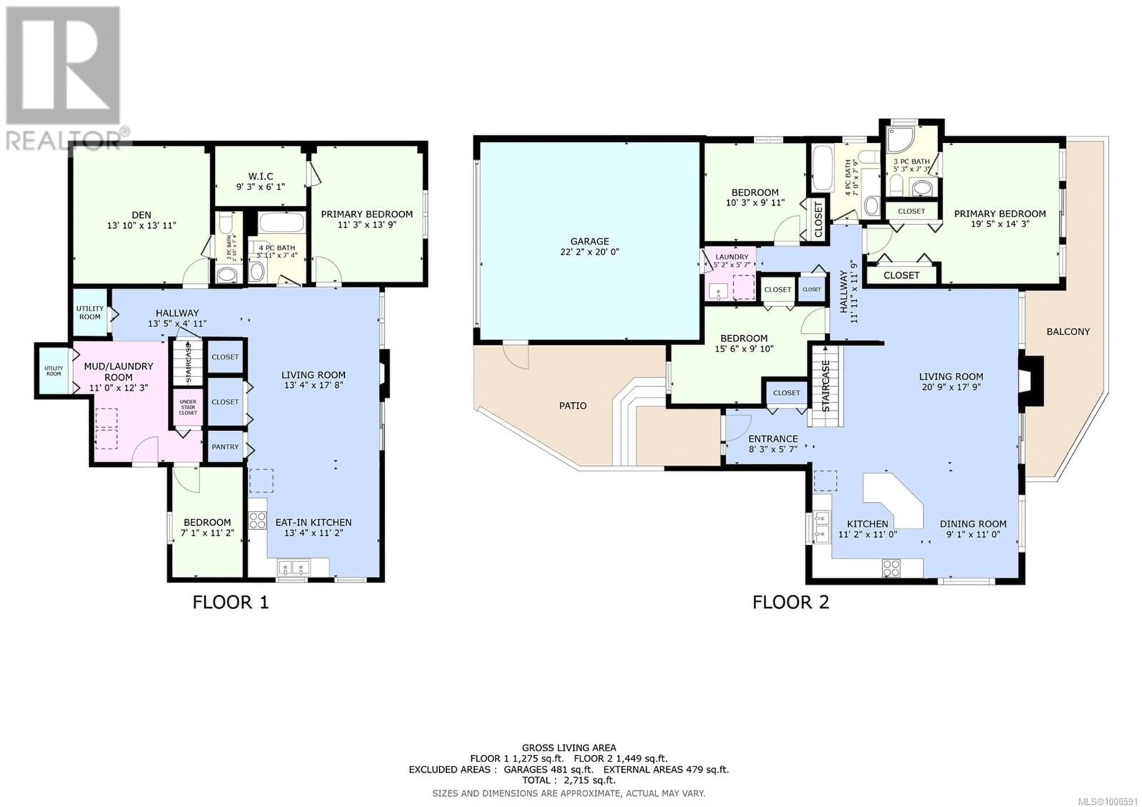 Floor plan for 6282 ALGONKIN PLACE, Duncan British Columbia V9L6Z1