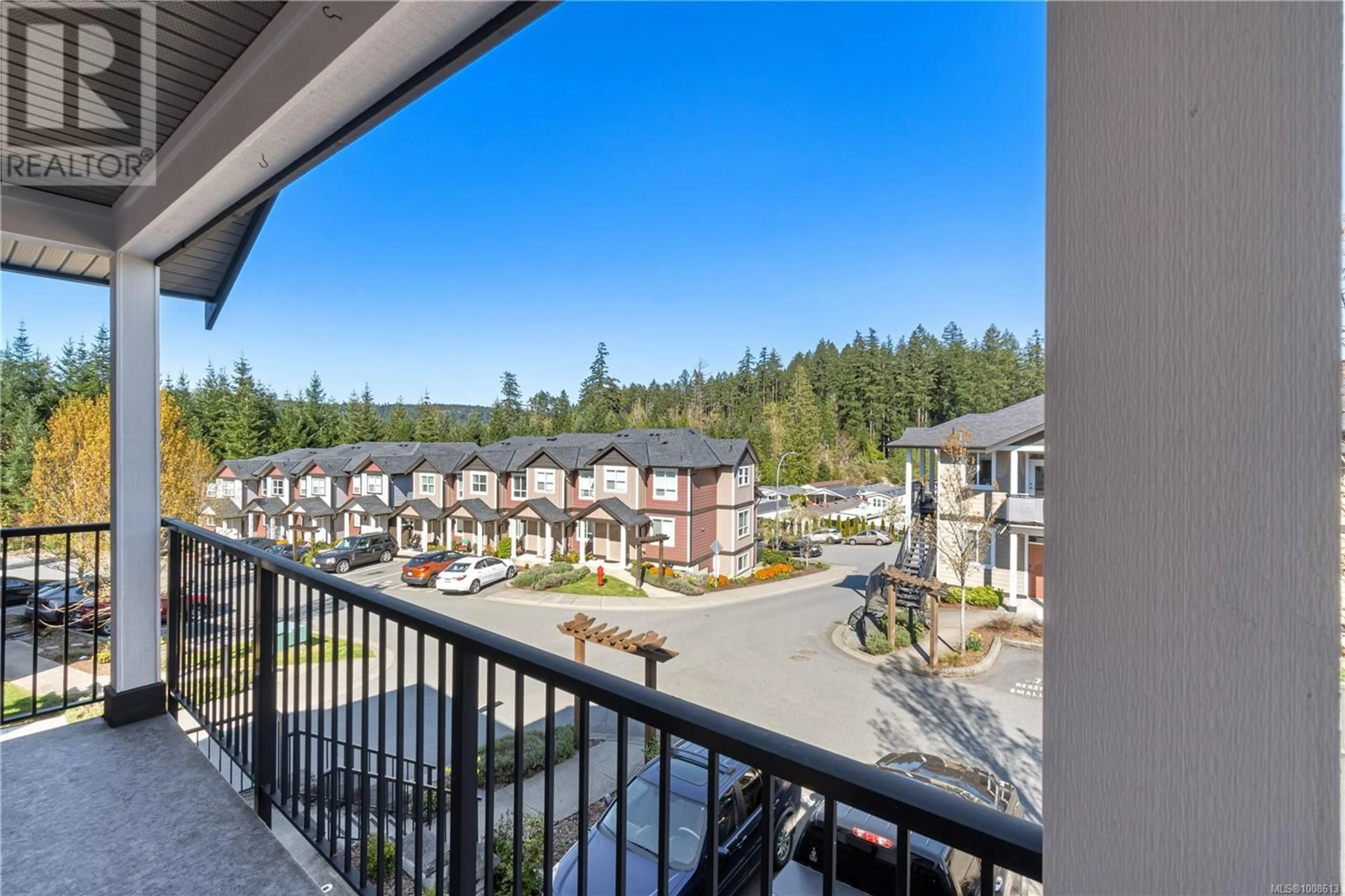 Patio, city buildings view from balcony for 8 - 512 JIM CRAM DRIVE, Ladysmith British Columbia V9G0B1