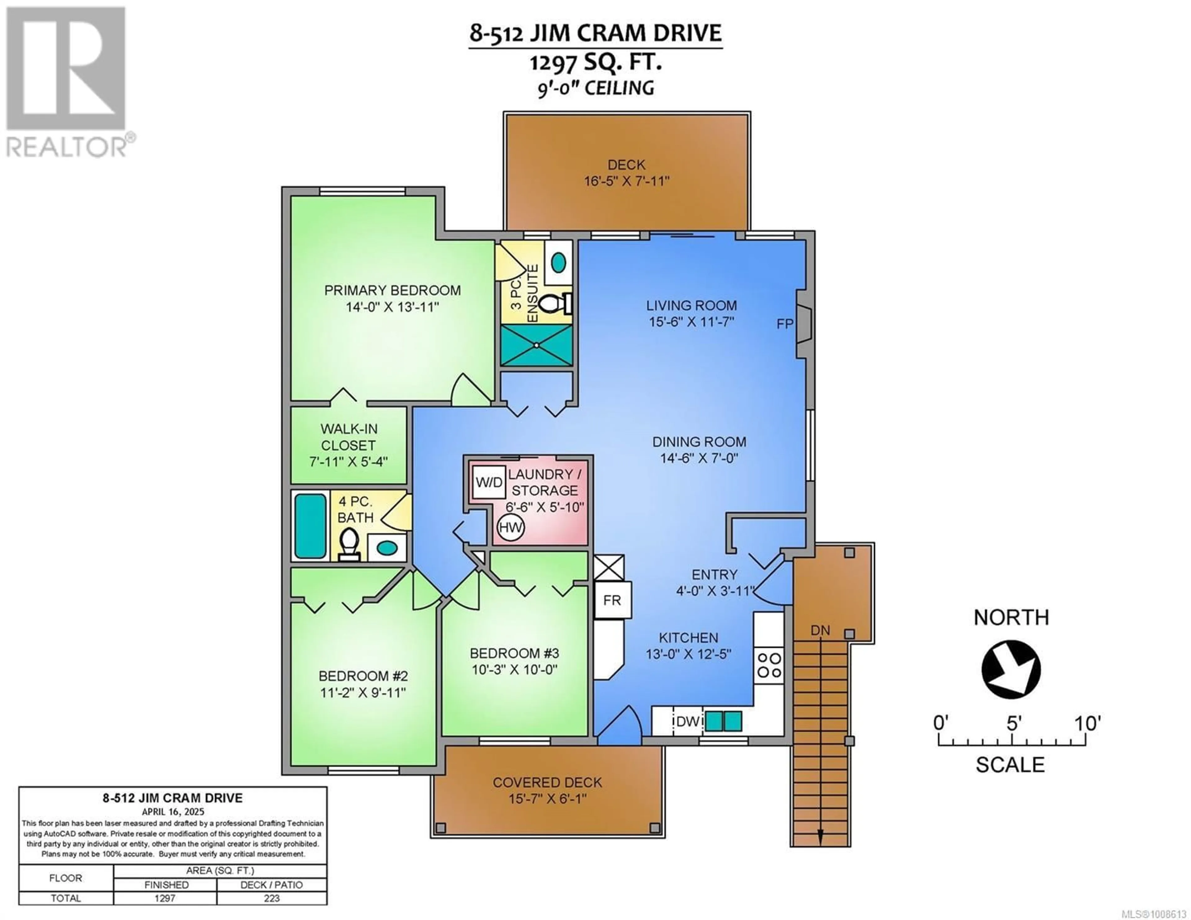 Floor plan for 8 - 512 JIM CRAM DRIVE, Ladysmith British Columbia V9G0B1