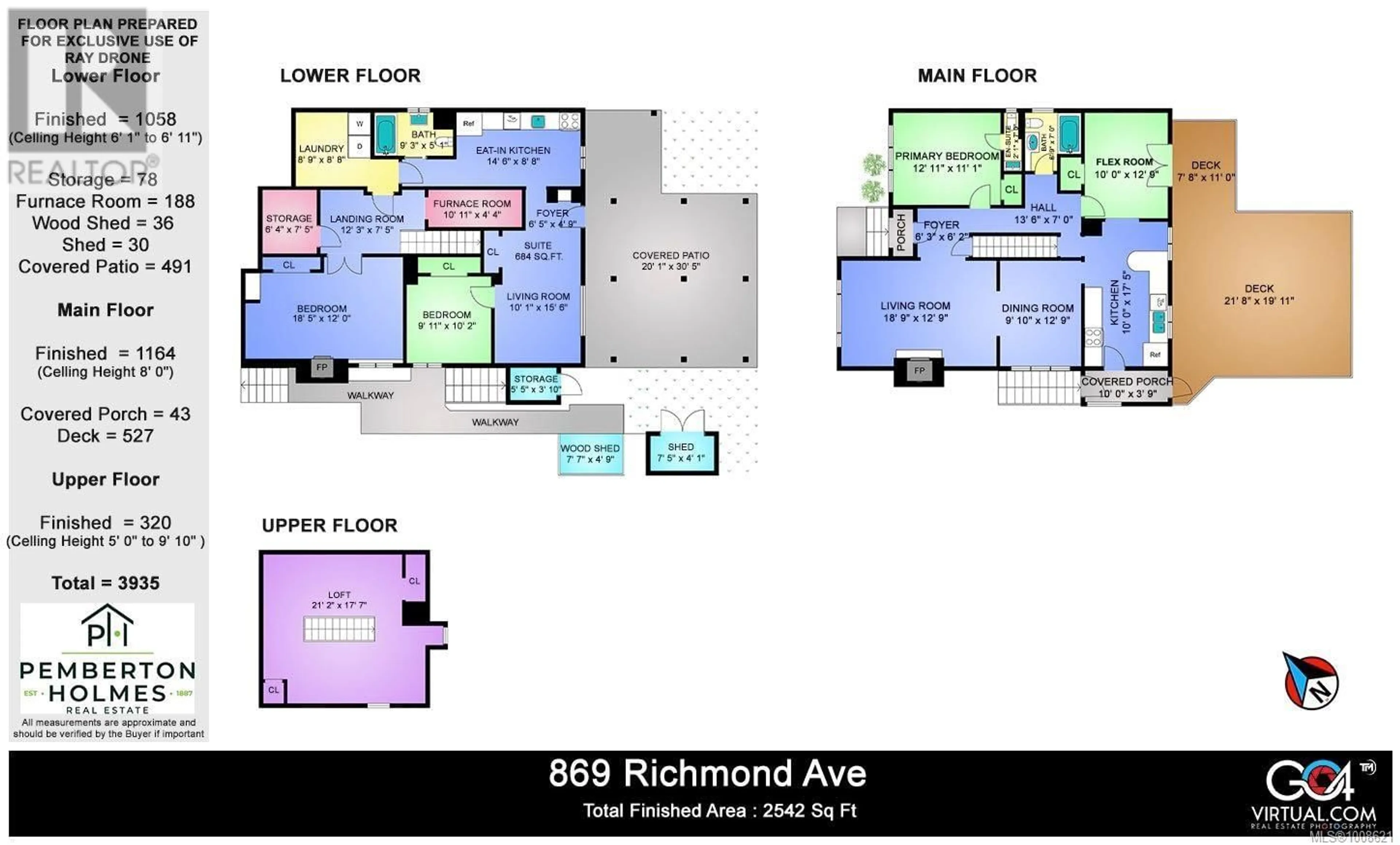 Floor plan for 869 RICHMOND AVENUE, Victoria British Columbia V8X3Z2