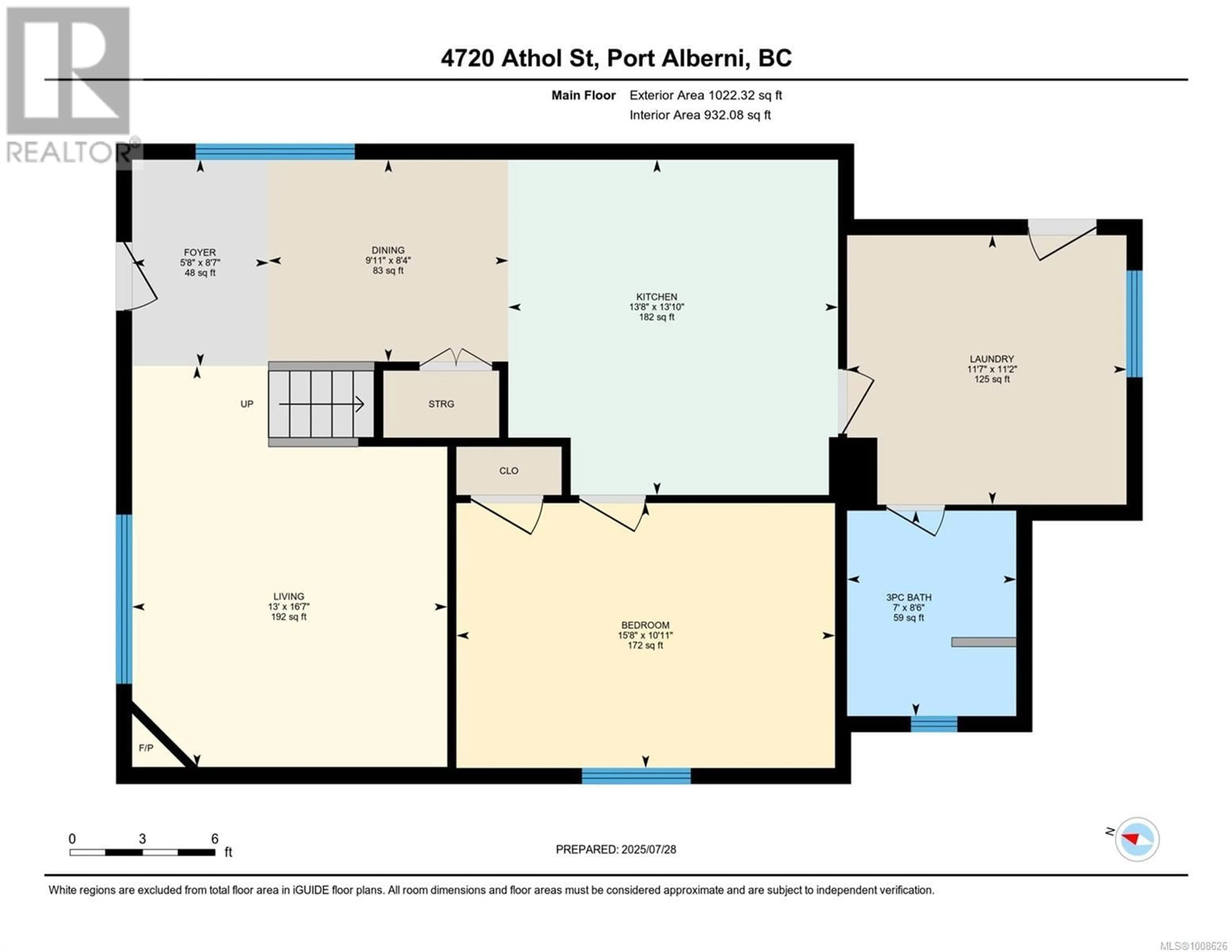 Floor plan for 4720 ATHOL STREET, Port Alberni British Columbia V9Y3E1
