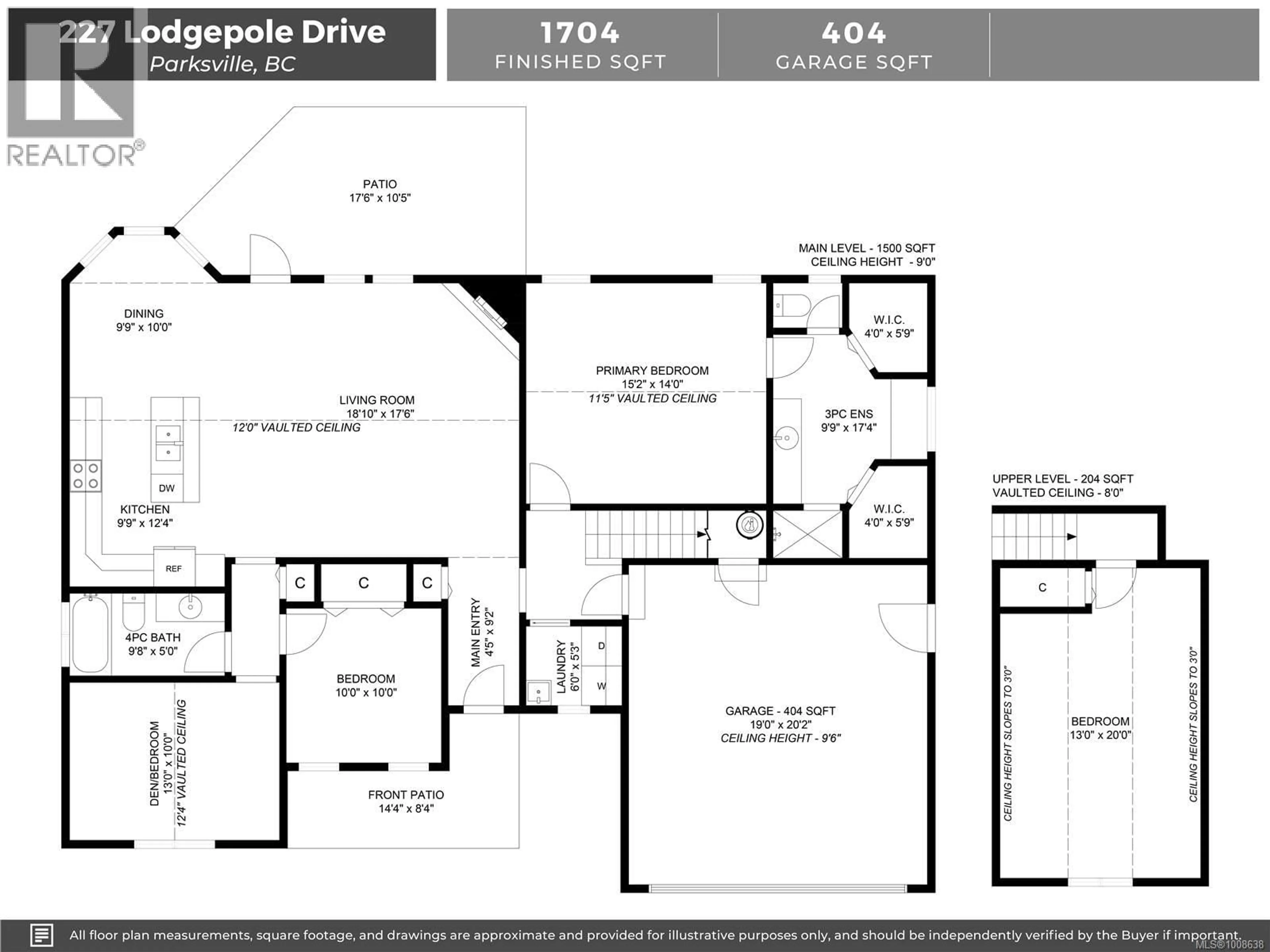 Floor plan for 227 LODGEPOLE DRIVE, Parksville British Columbia V9P2Z1