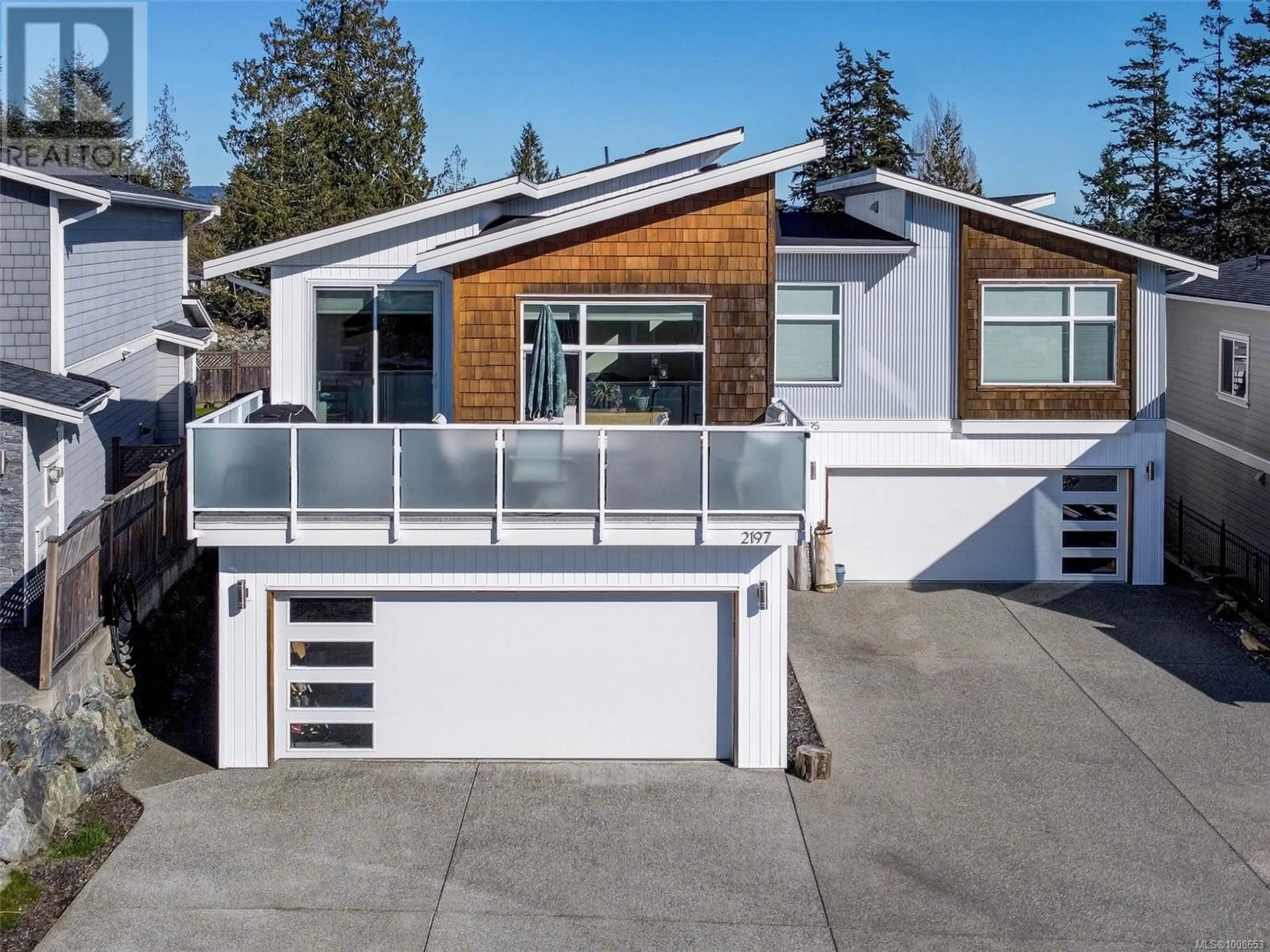 Home with vinyl exterior material, street for 2197 WINFIELD DRIVE, Sooke British Columbia V9Z1P1