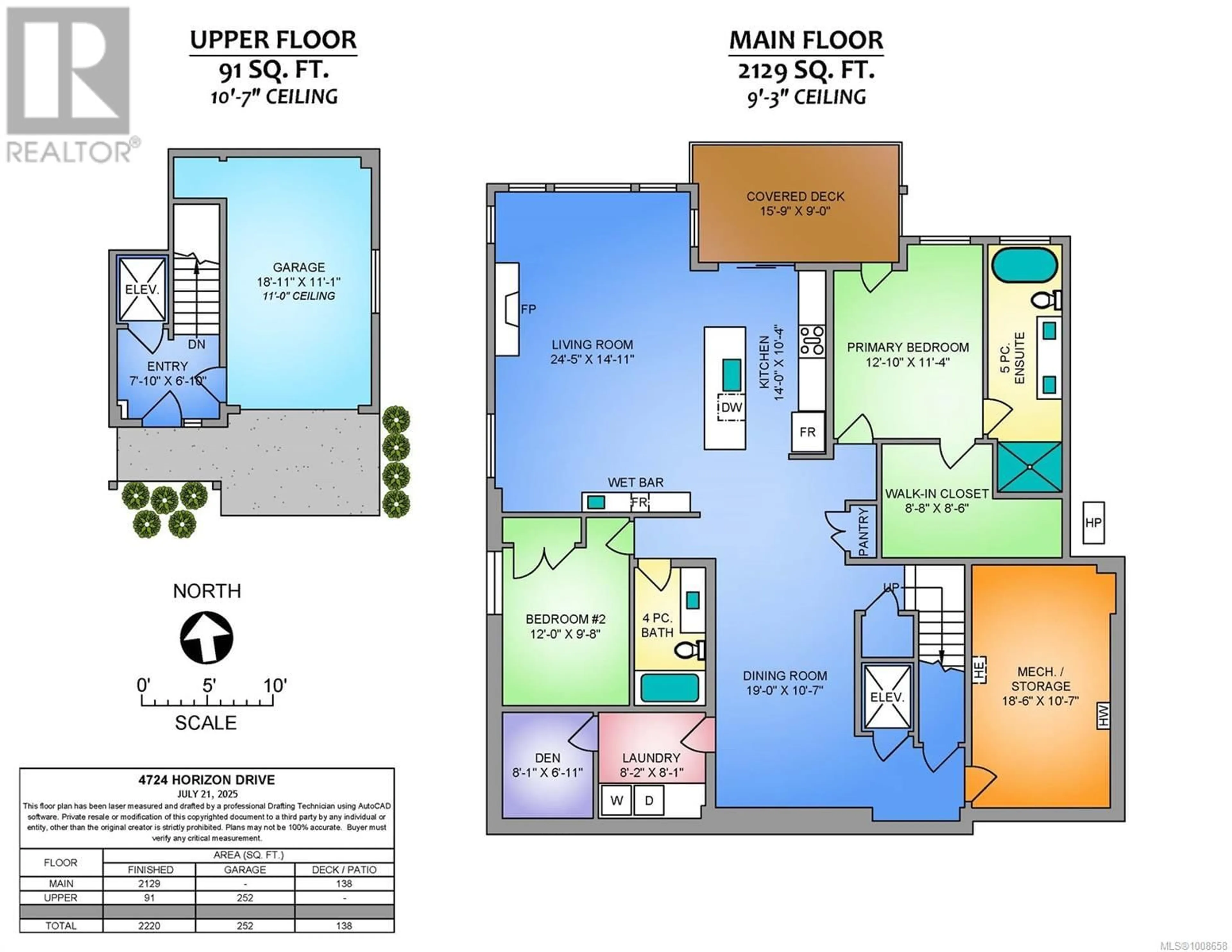 Floor plan for 4724 HORIZON DRIVE, Nanaimo British Columbia V9T0C1