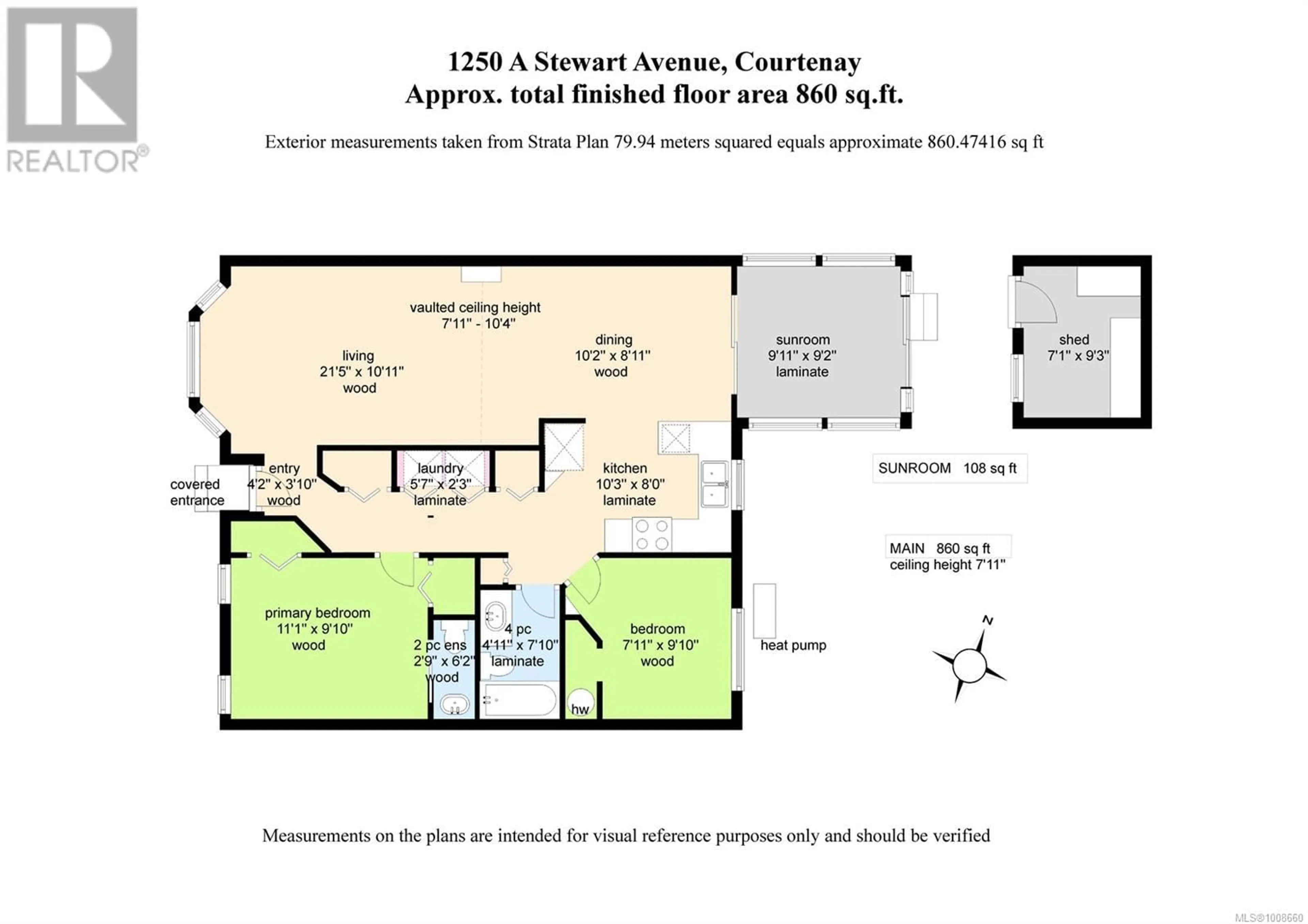 Floor plan for A - 1250 STEWART AVENUE, Courtenay British Columbia V9N3H4