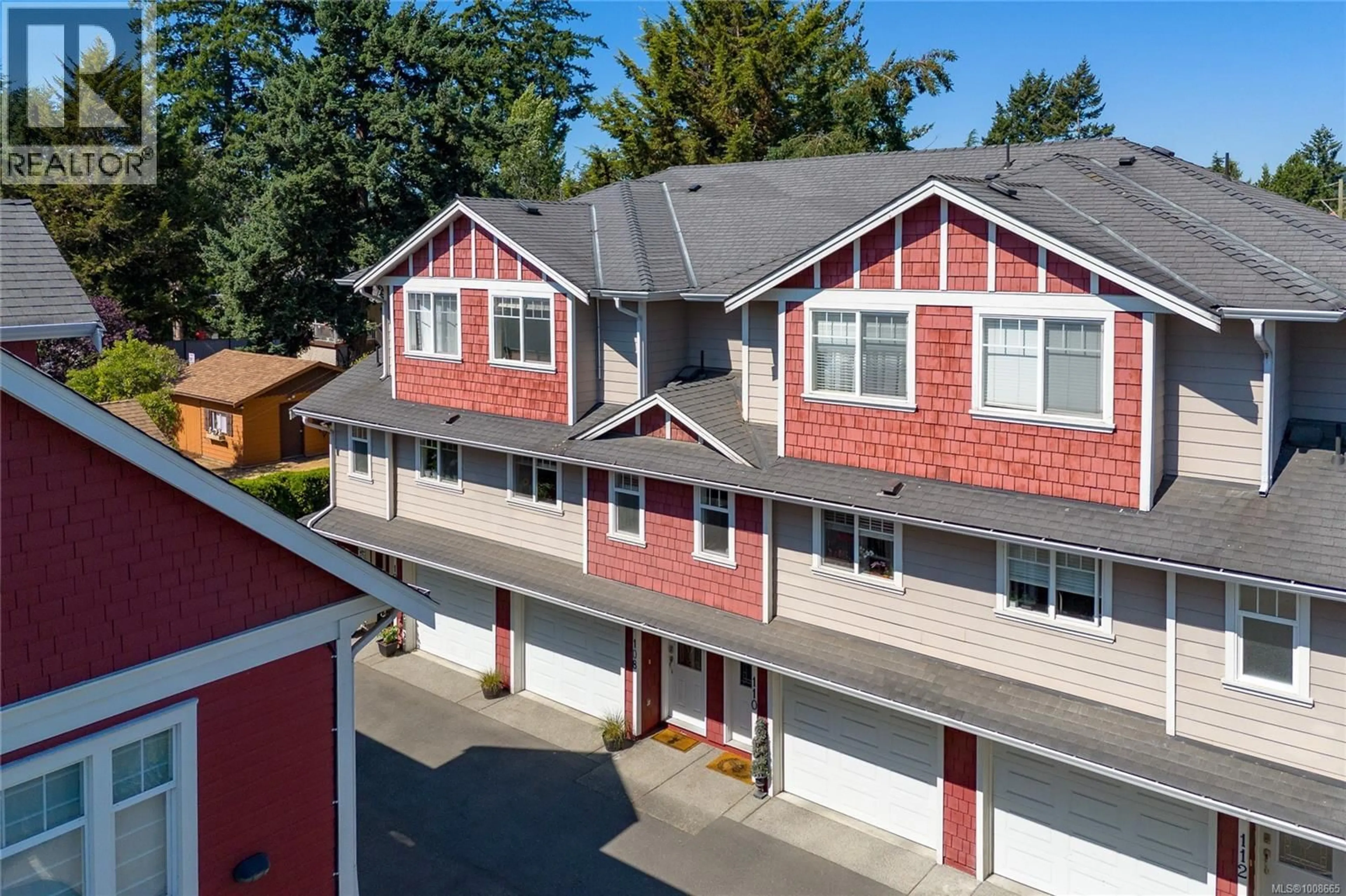 A pic from outside/outdoor area/front of a property/back of a property/a pic from drone, street for 108 - 2766 PEATT ROAD, Langford British Columbia V9B3V3