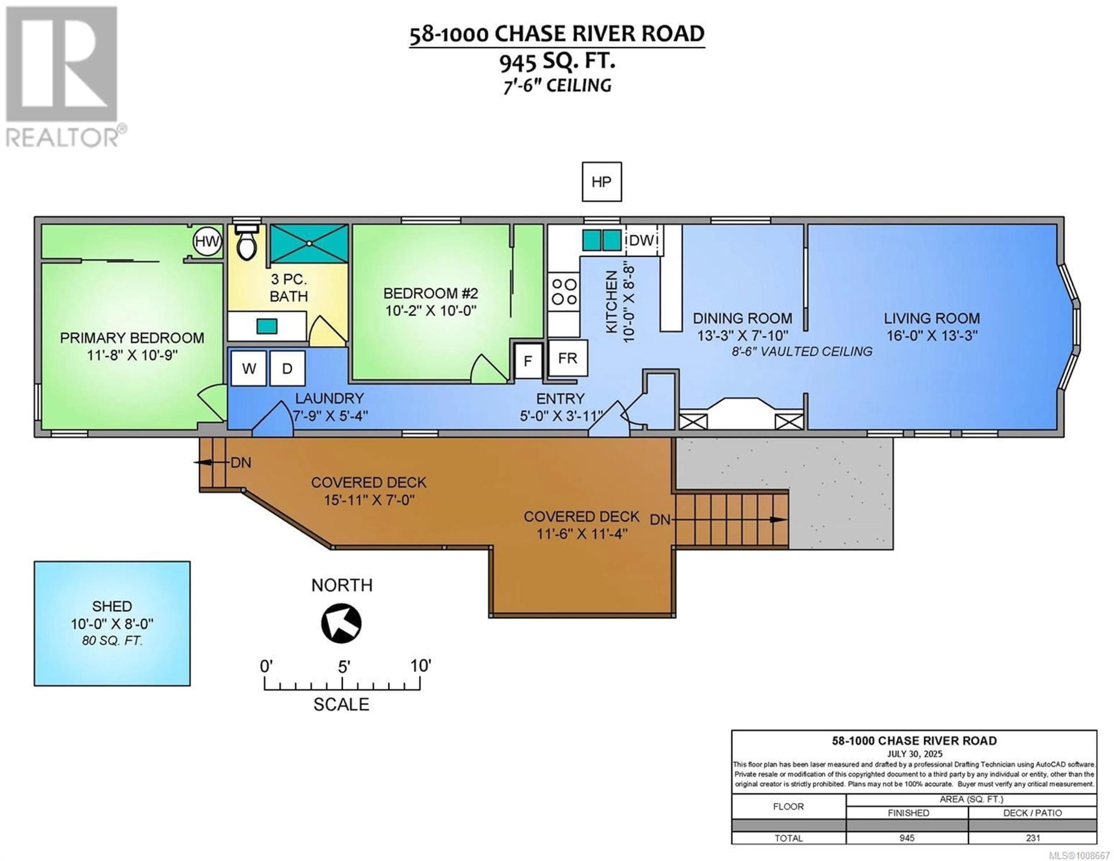 Floor plan for 58 - 1000 CHASE RIVER ROAD, Nanaimo British Columbia V9R6M1