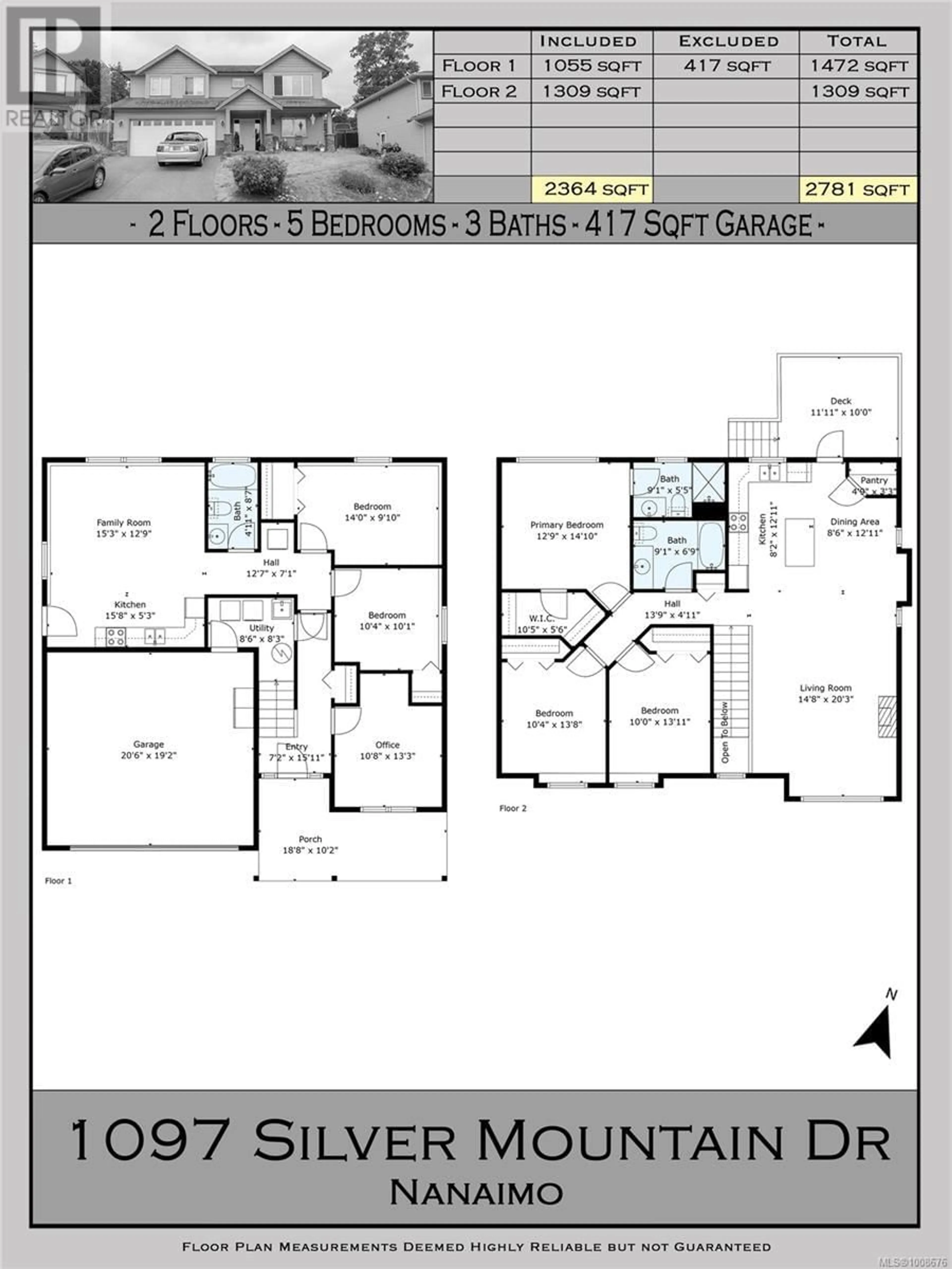 Floor plan for 1097 SILVER MOUNTAIN ROAD, Nanaimo British Columbia V9R7E2