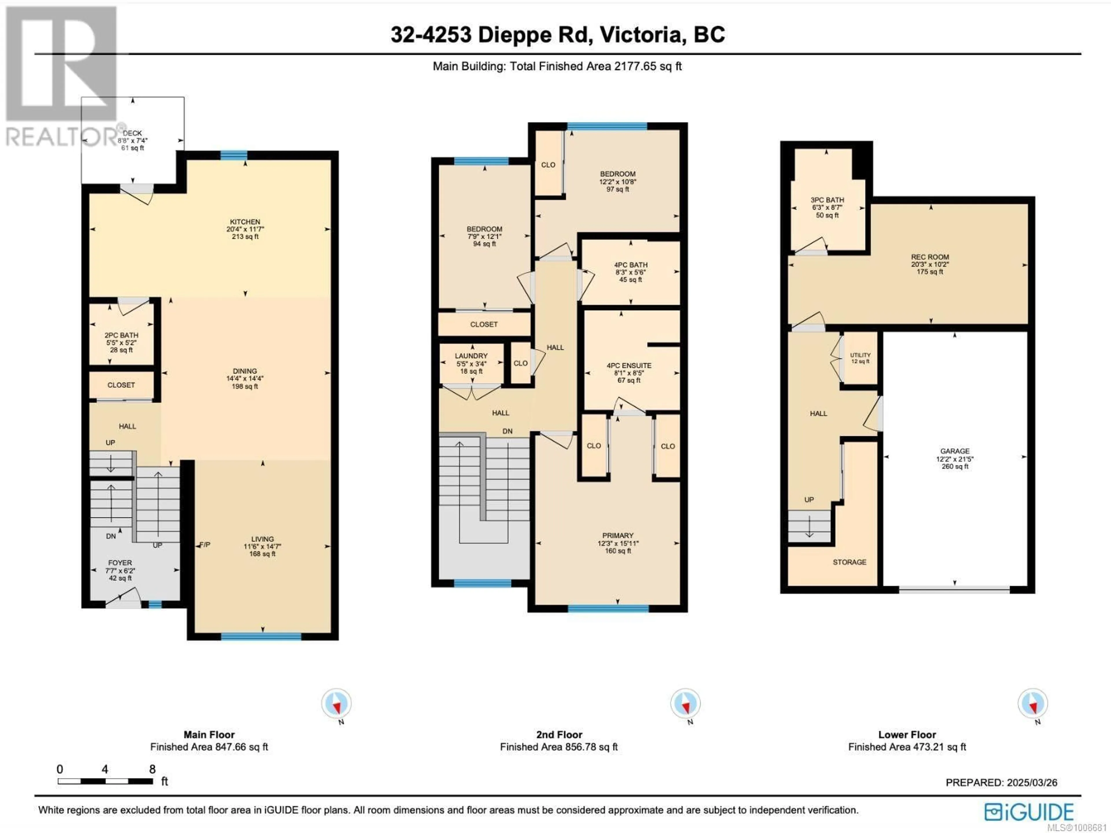 Floor plan for 32 - 4253 DIEPPE ROAD, Saanich British Columbia V8X2N2